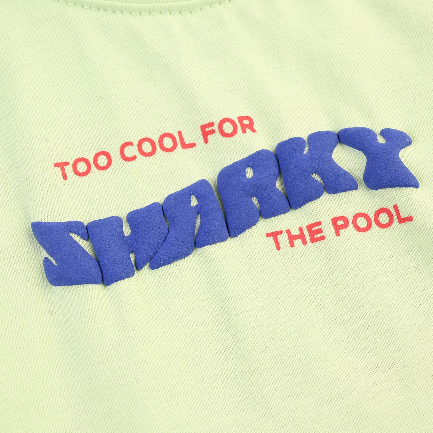 Infant Boys Cotton Jersey T-Shirt Sharky- Blue - Image 2