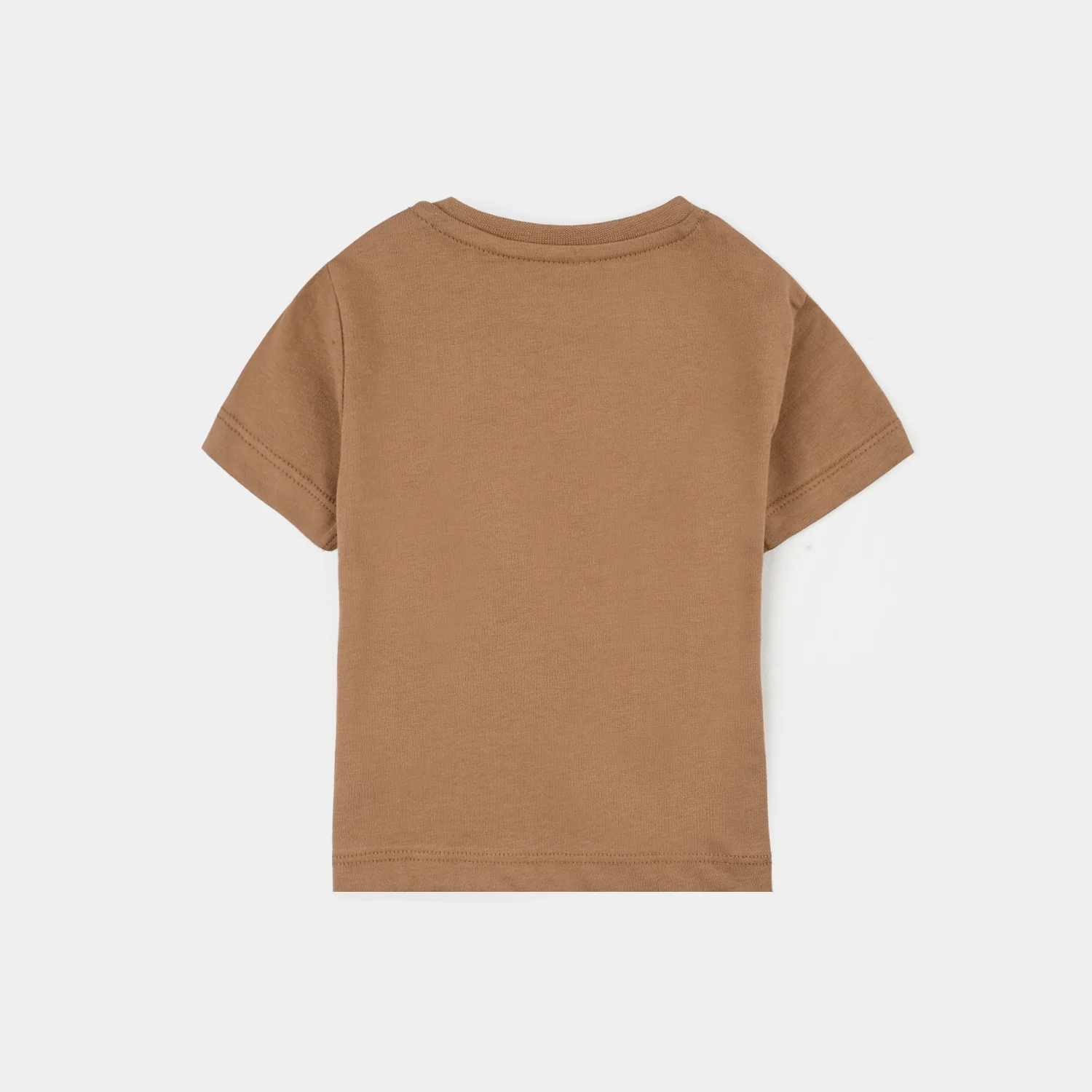 Infant Boys Cotton Jersey T-Shirt Keep Building-BROWN - Image 5