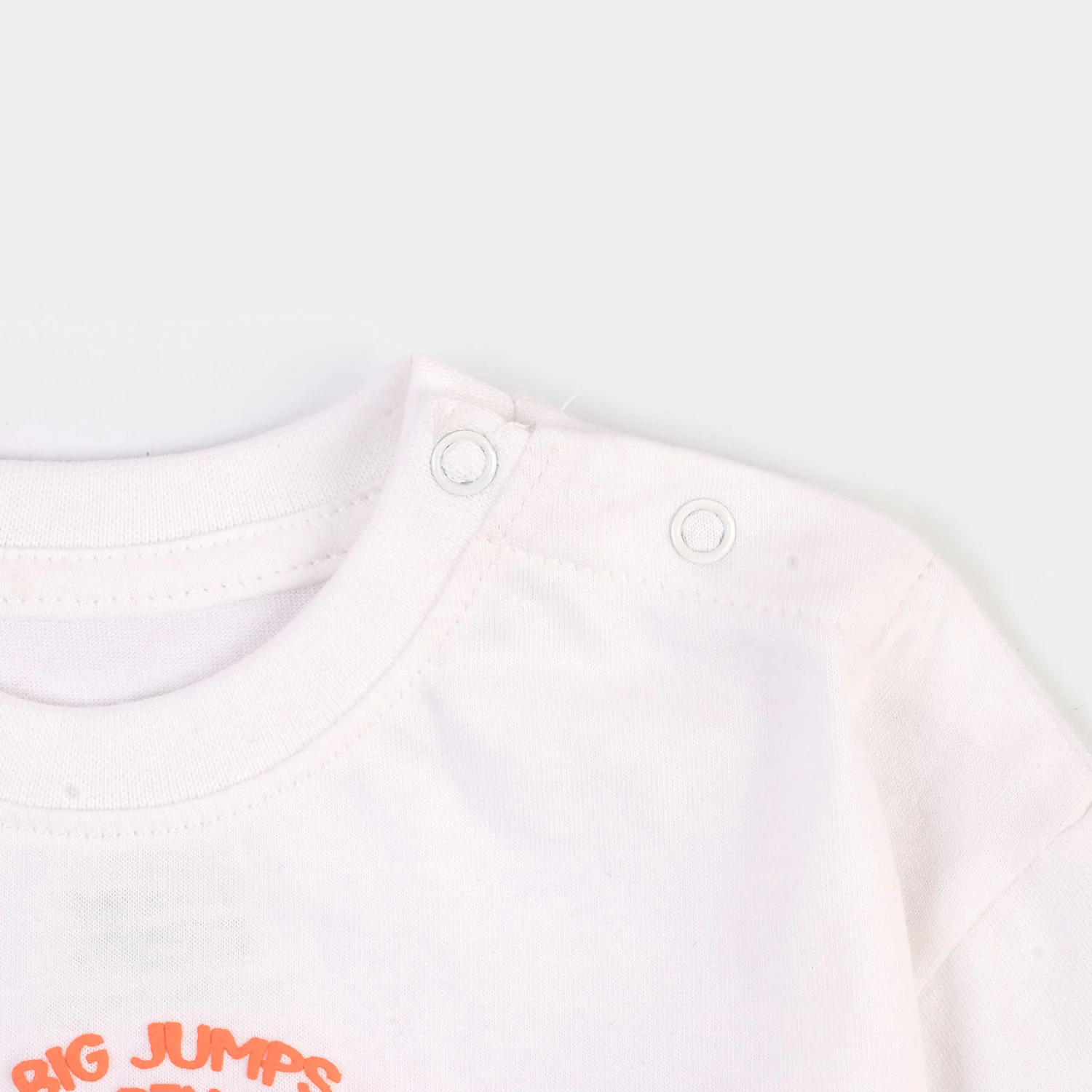 Infant Boys Cotton Jersey T-Shirt T-Rex - White - Image 4