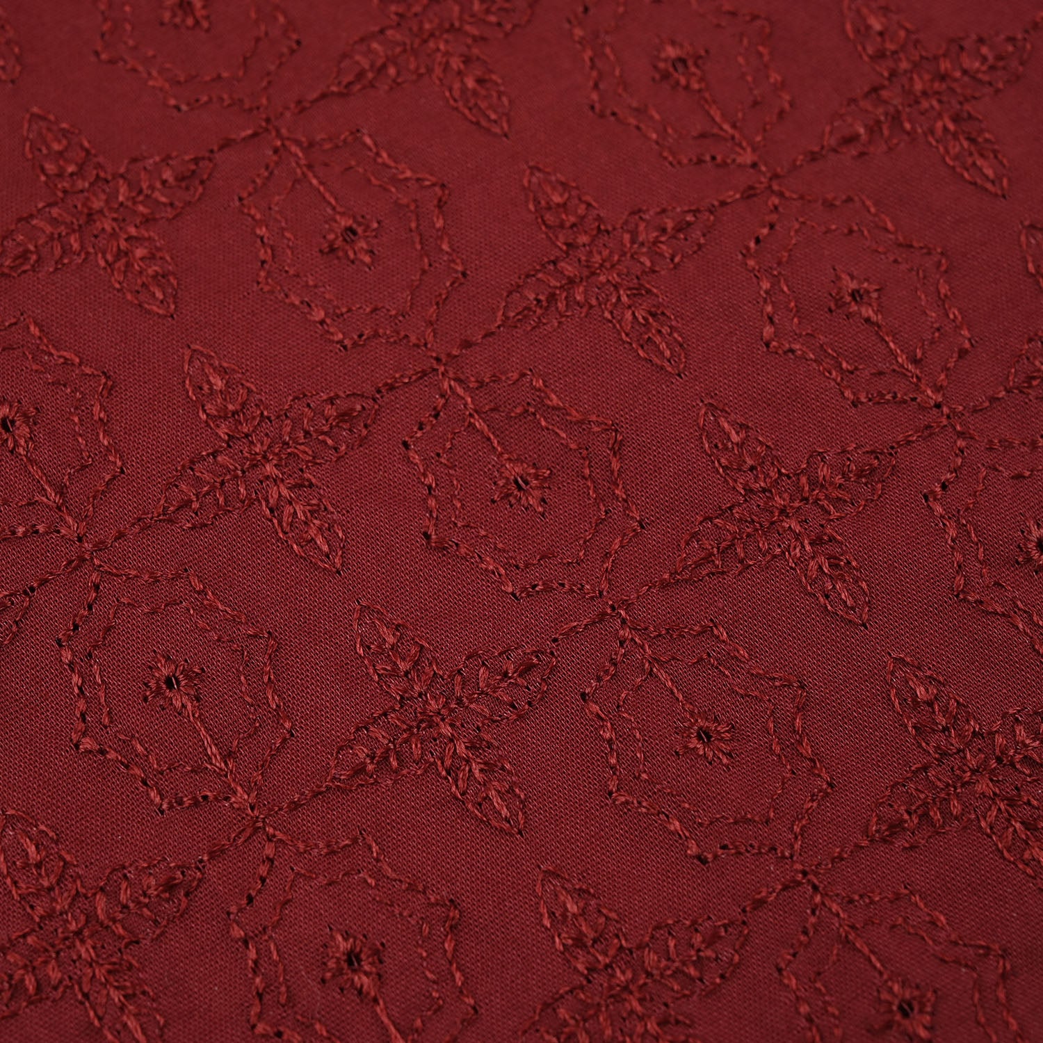 Infant Boys Cotton Poplin Kurta (Winery Chicken Kari) - Maroon - Image 5
