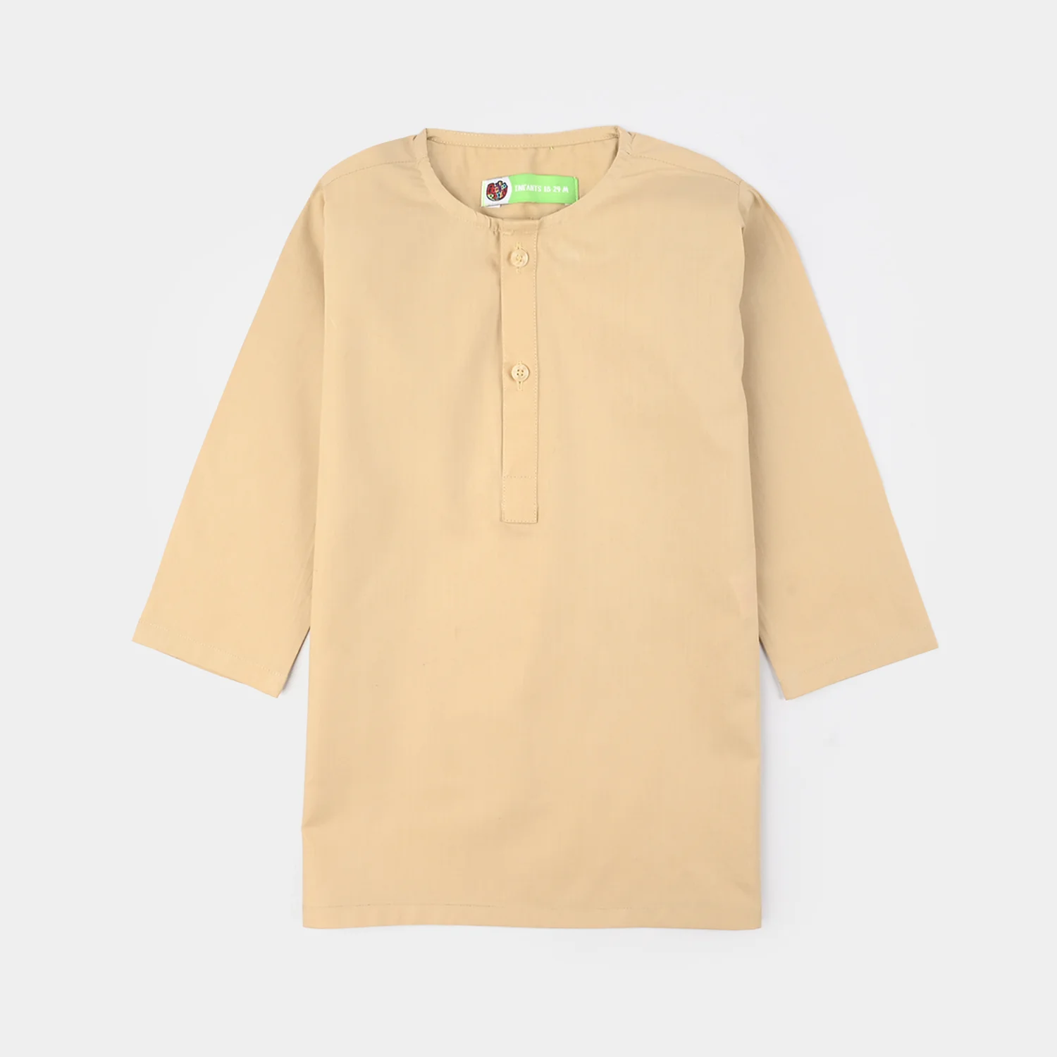 Infant Boys Cotton Poplin Kurta Pajama - Basic - Image 4