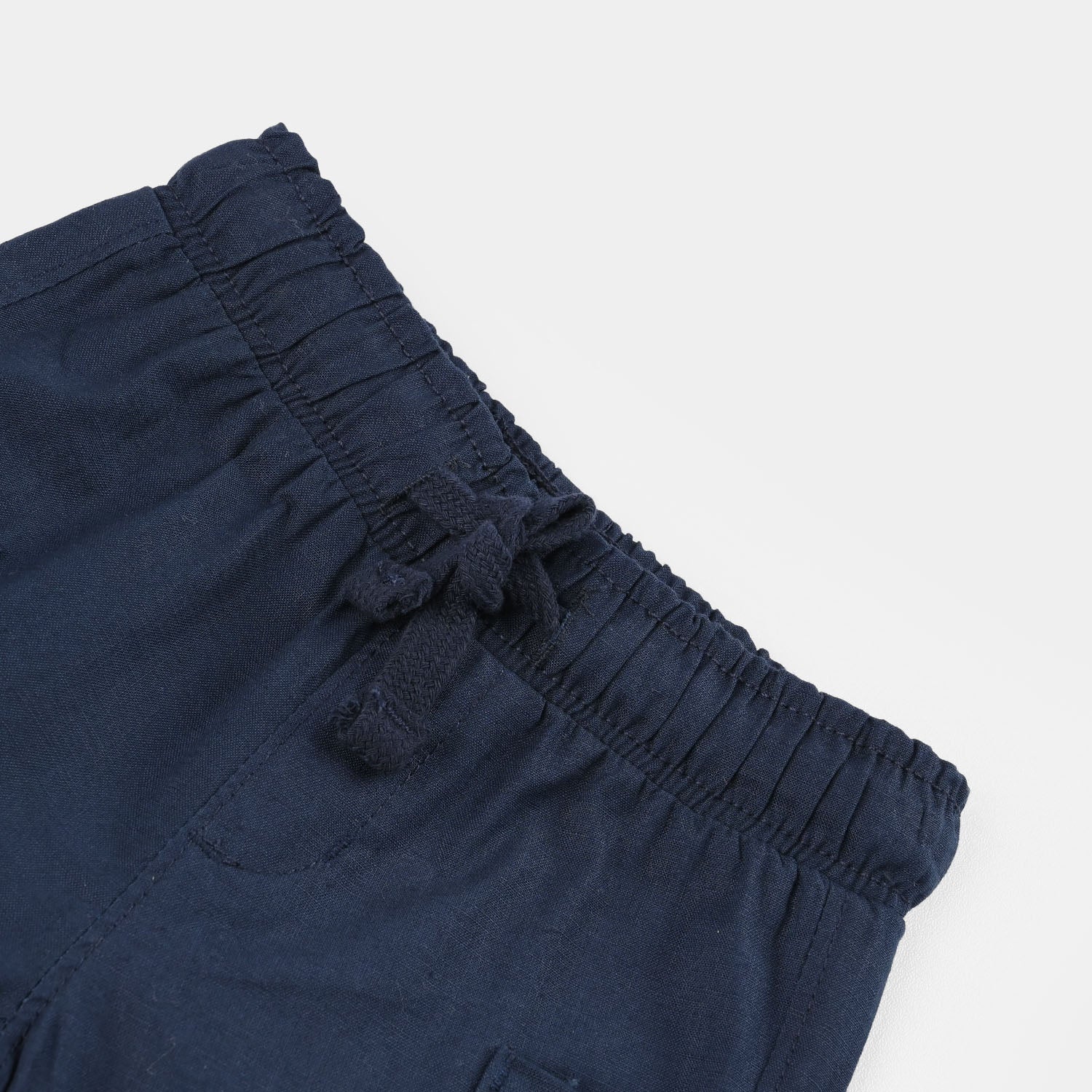 INFANT Boys Cotton Slub SHORT BEACH DAY-Blue - Image 2