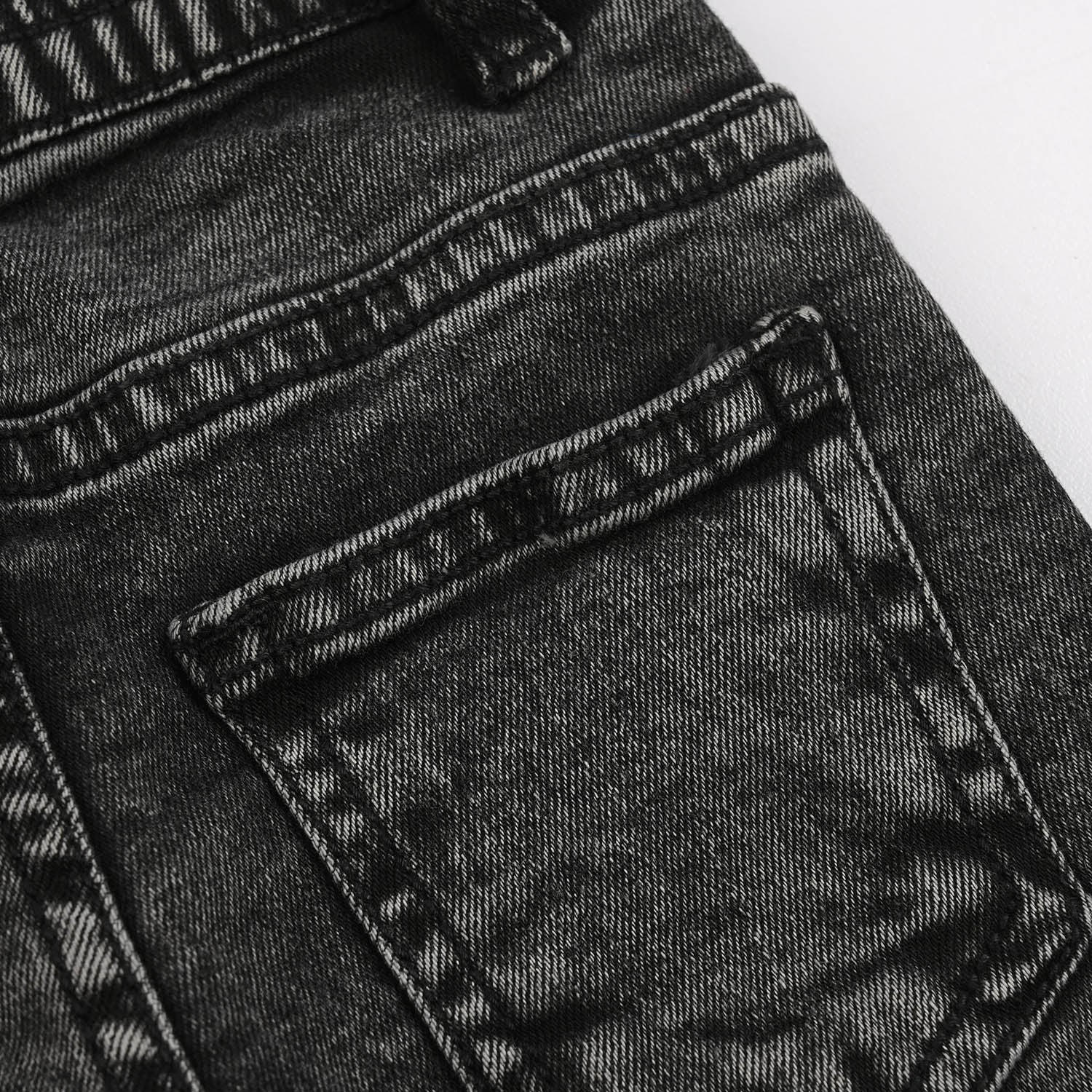 Infant Boys Denim rigid Pant-LIGHT GREY - Image 5