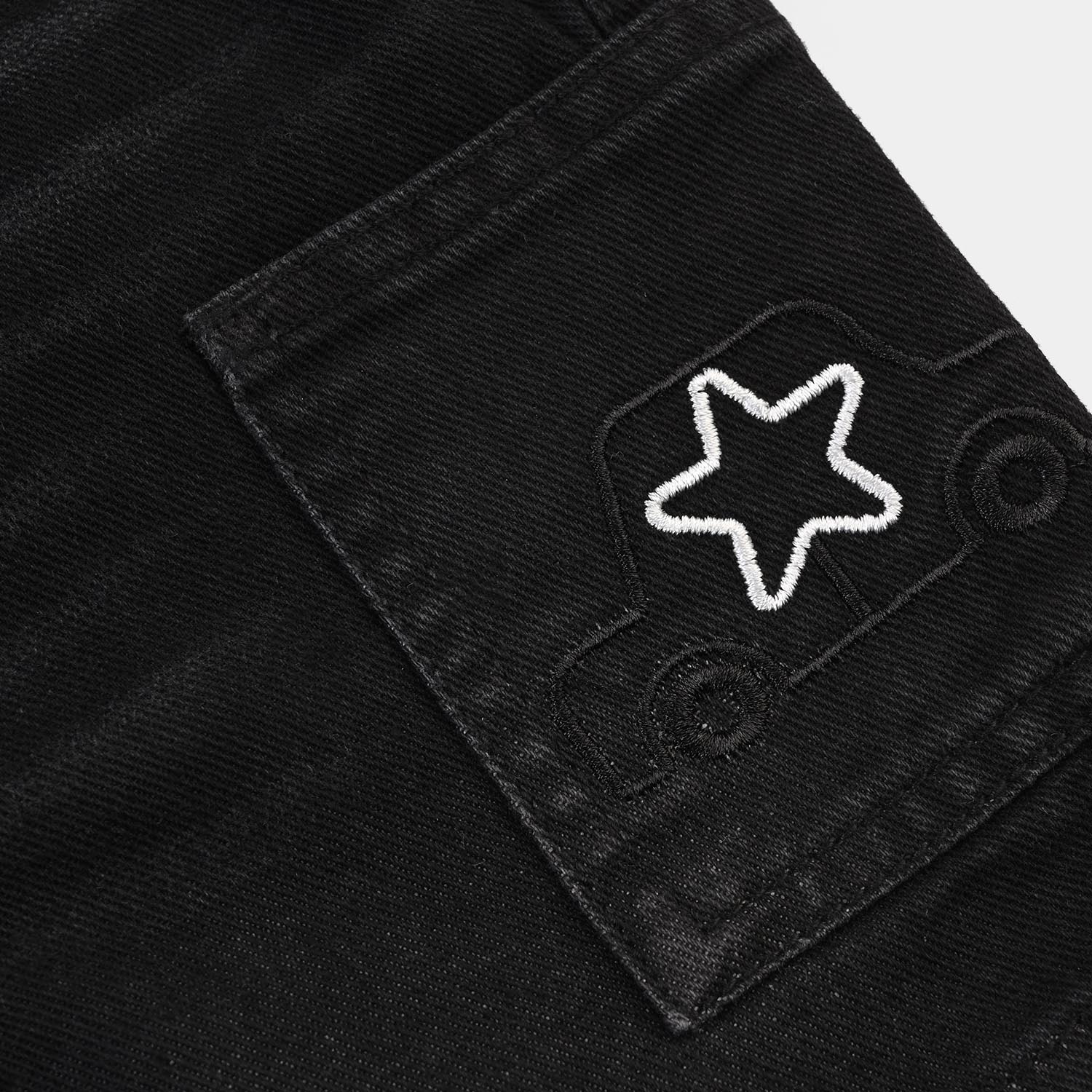 Infant Boys Denim rigid Short Car-Dark.Grey - Image 3