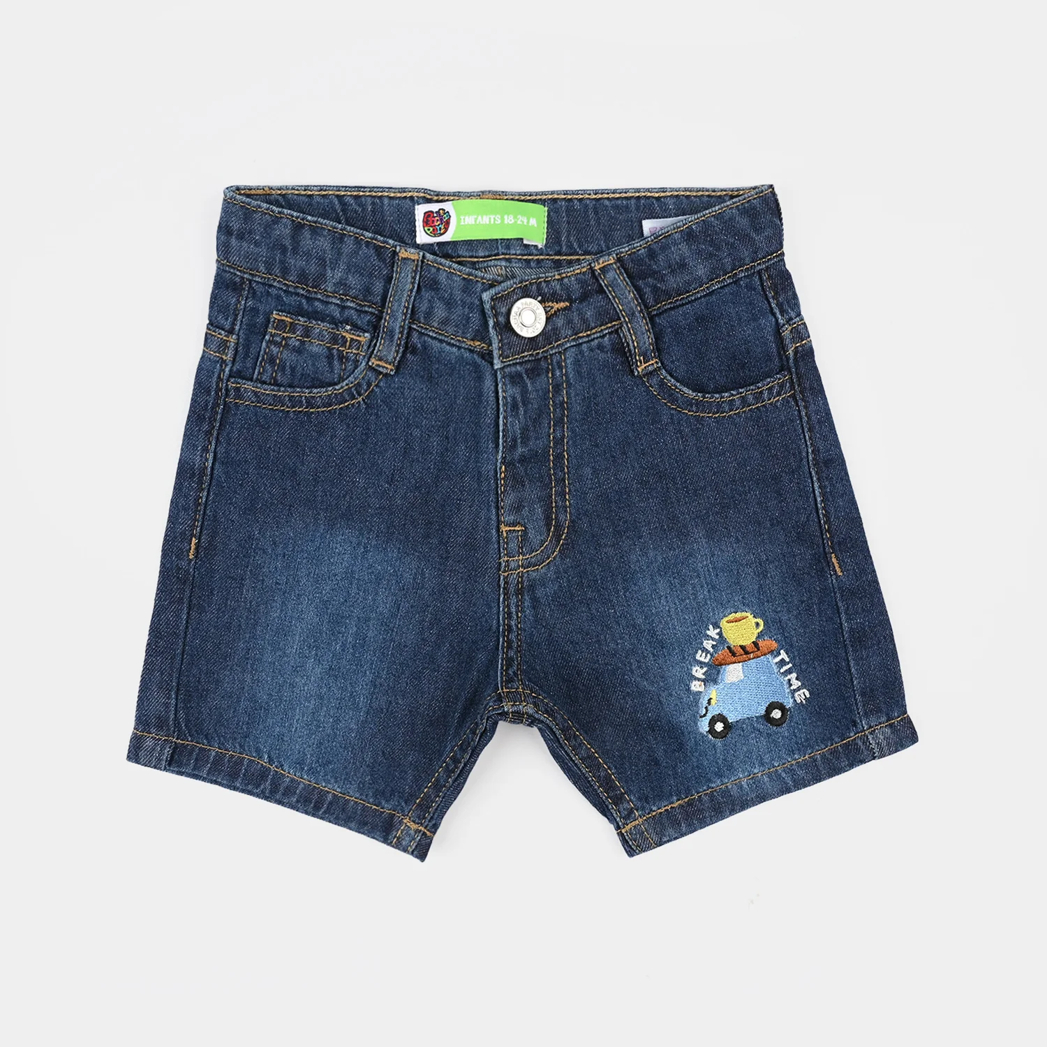 Infant Boys Denim rigid  Shorts Break Time-D.Blue