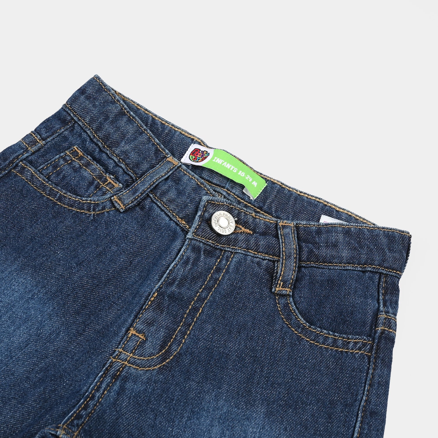 Infant Boys Denim rigid  Shorts Break Time-D.Blue - Image 2