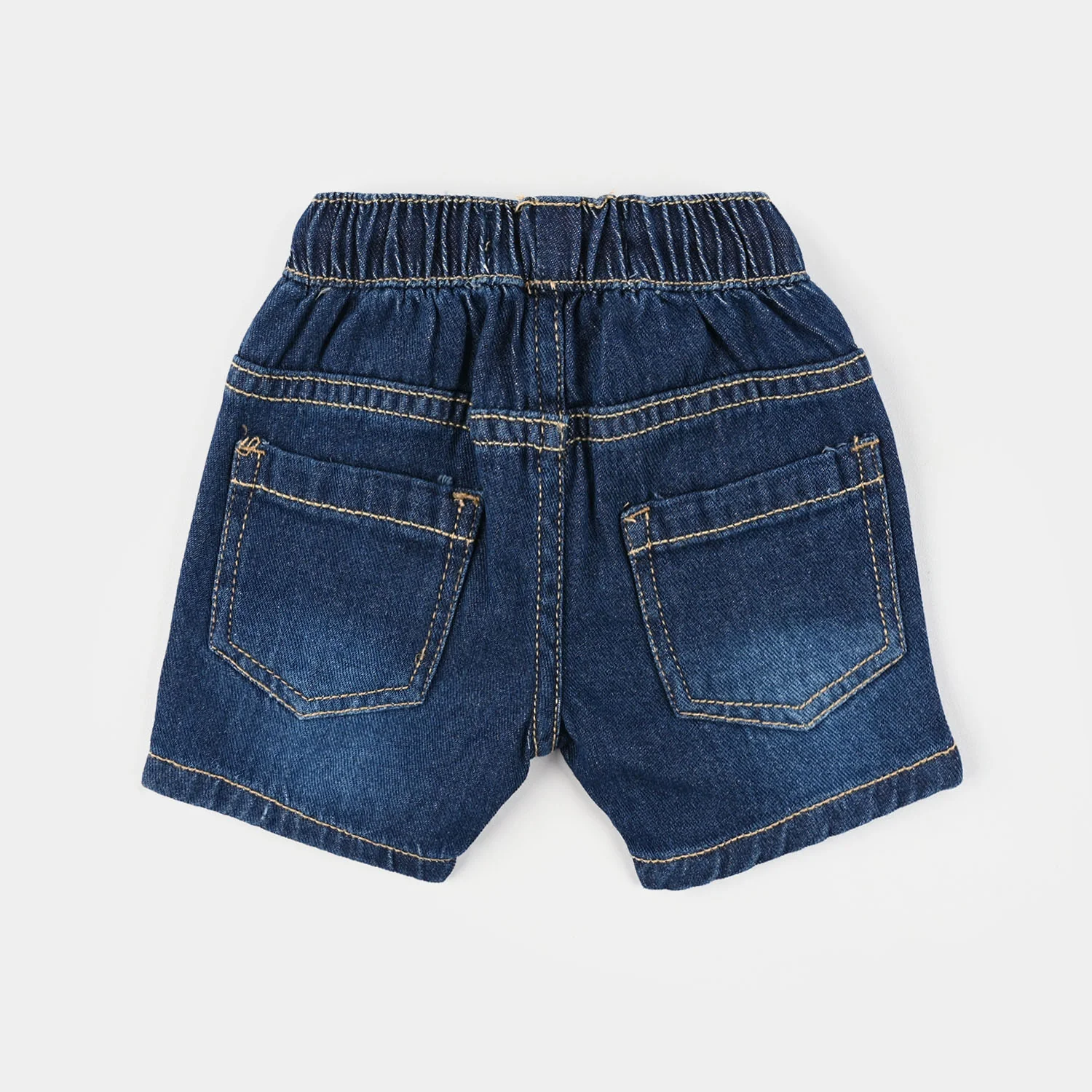 Infant Boys Denim Shorts (Cool Vibes) - Dark Blue - Image 4