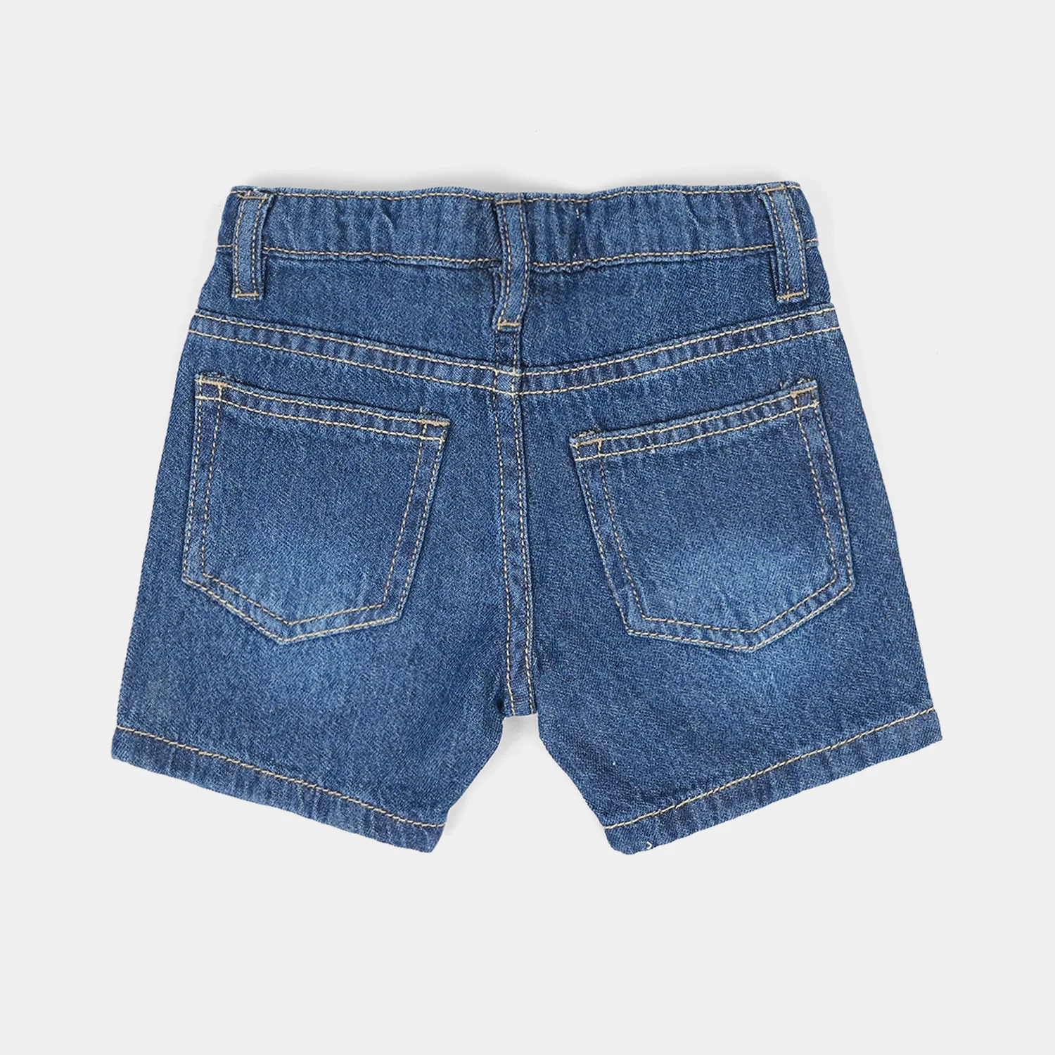 Infant Boys Denim Shorts (Mummy's Little One) - Dark Blue - Image 4