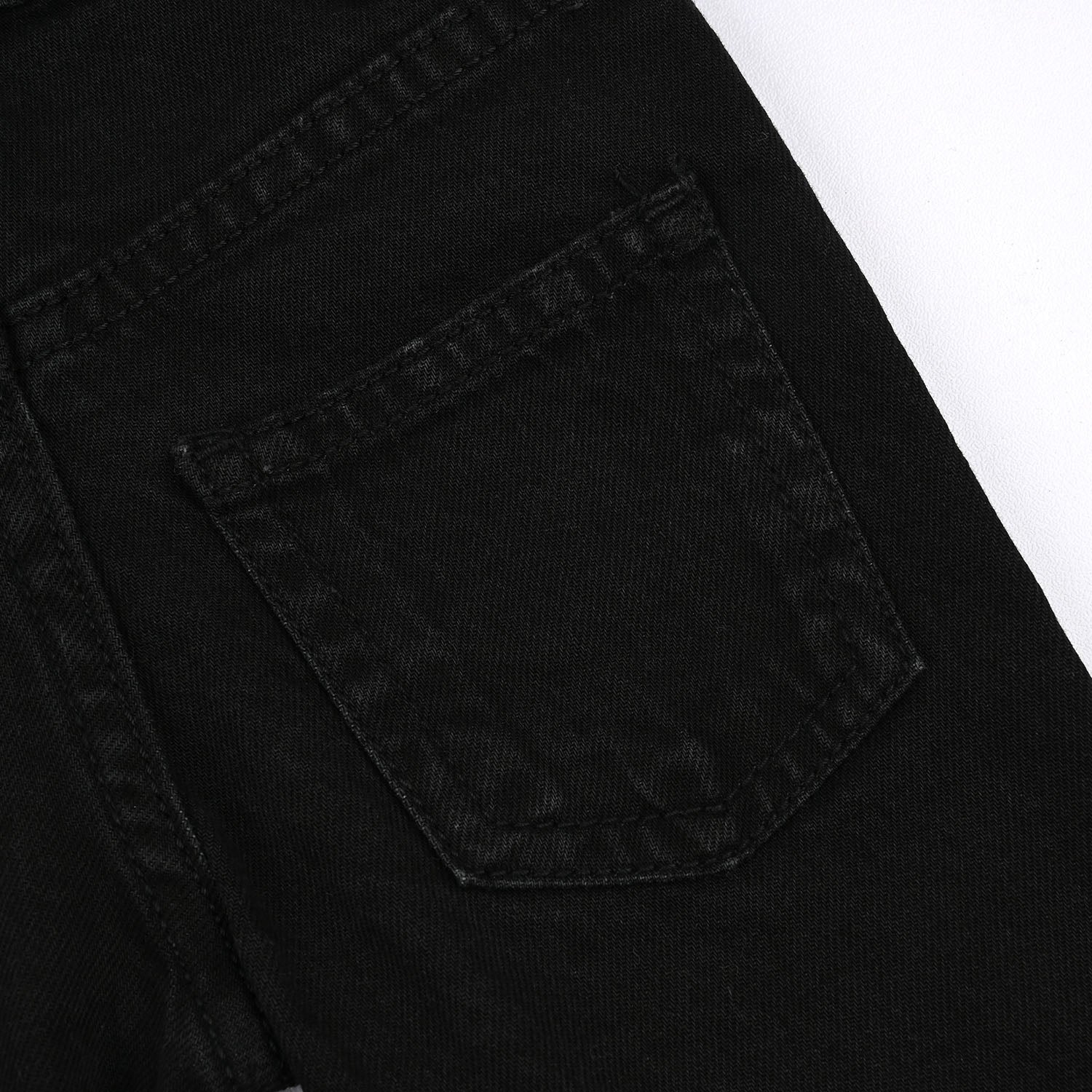 Infant Boys Denim Stretch Pant Basic-BLACK - Image 3
