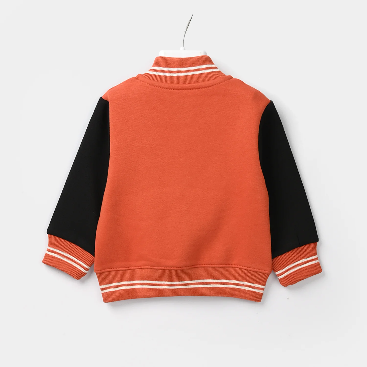 Infant Boys Fleece 2 Piece Suit Lest Play-Orange/Black - Image 5