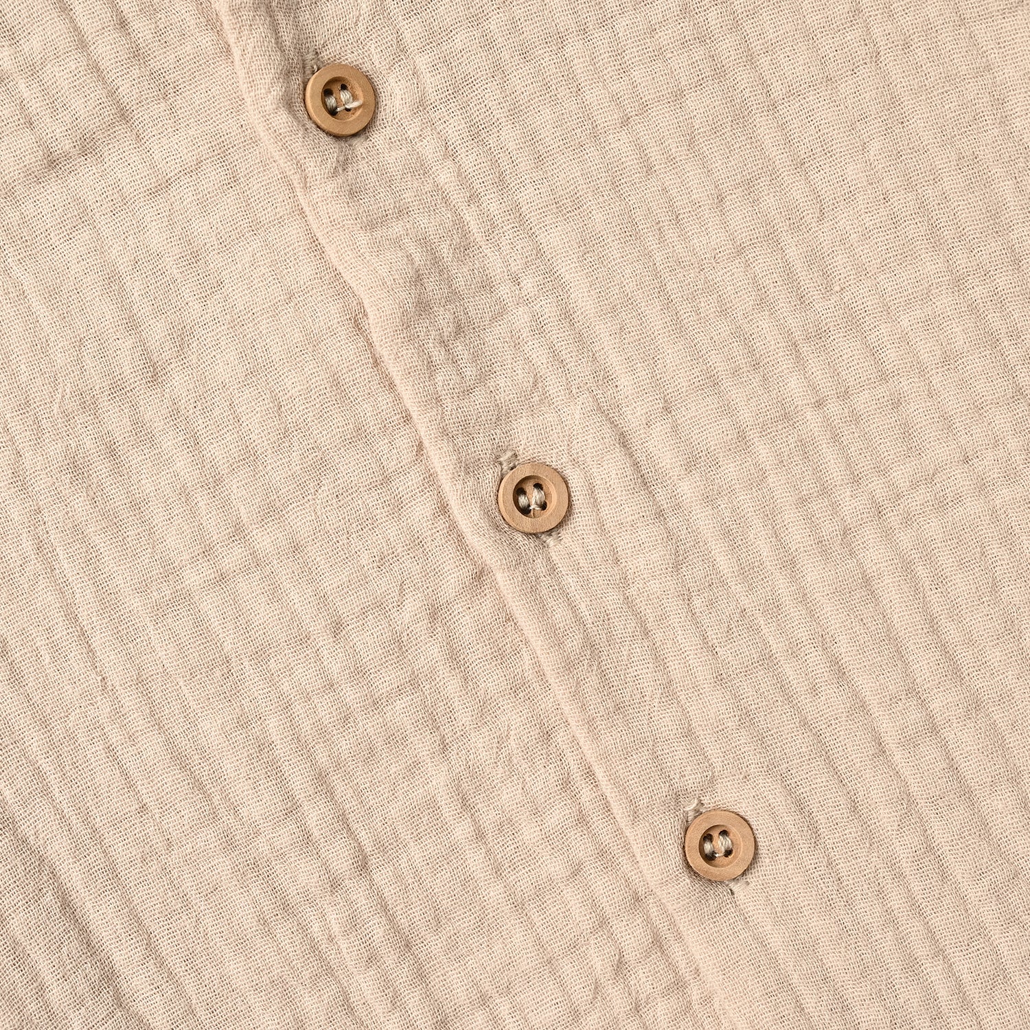 Infant Boys Gauze Shirt (Sunday Friend Club)-BEIGE - Image 2
