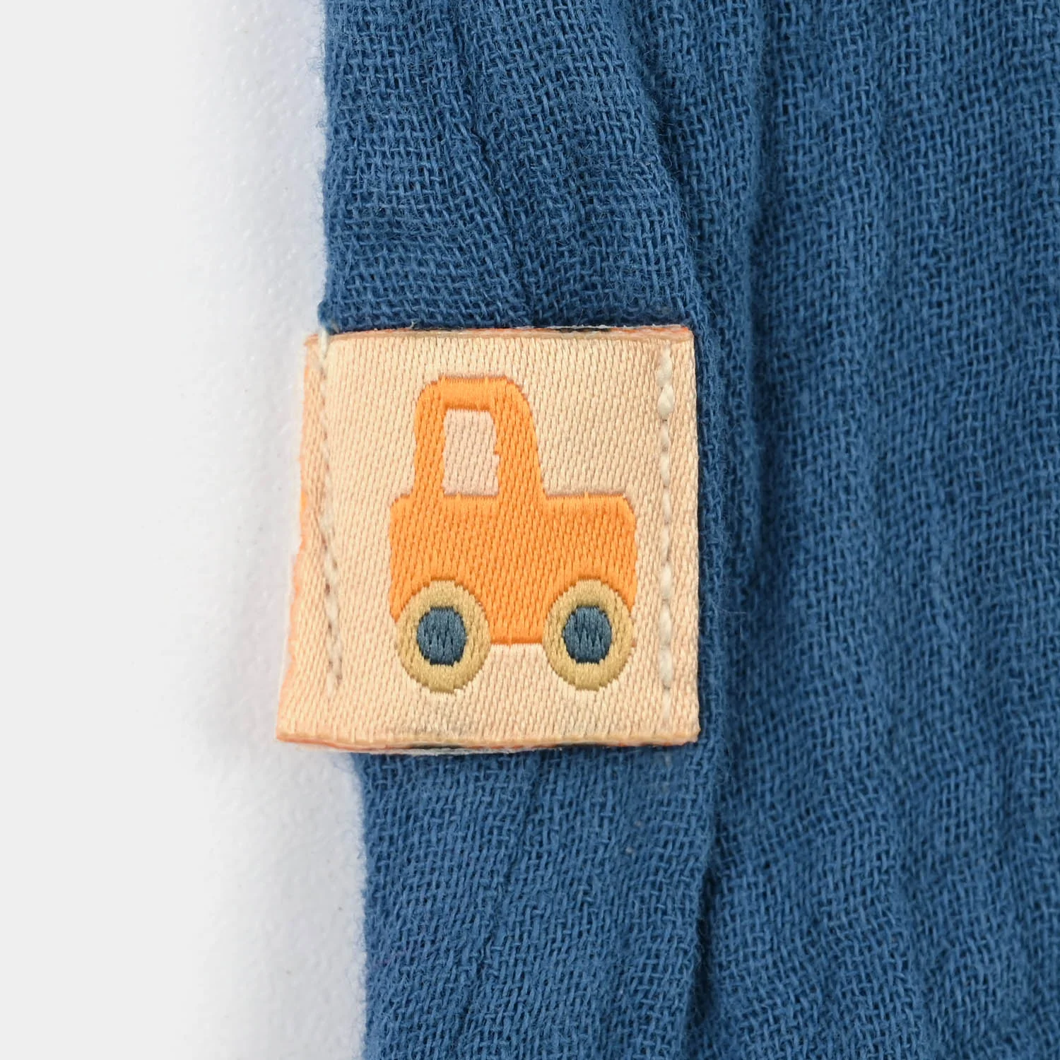 Infant Boys Gauze Shirt (Little Me)-Blue - Image 3