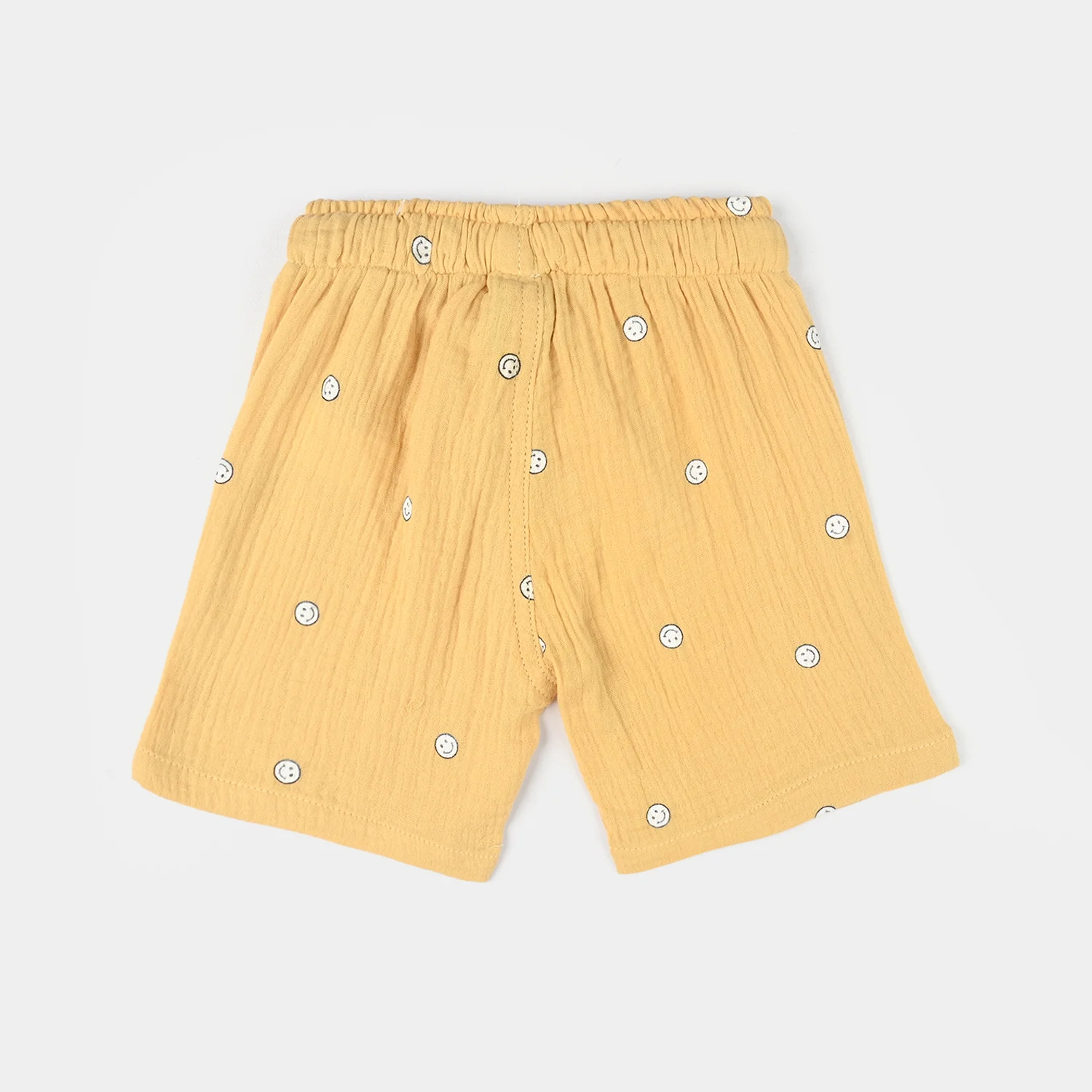 Infant Boys Gauze Shorts (Emoji) - Yellow - Image 3