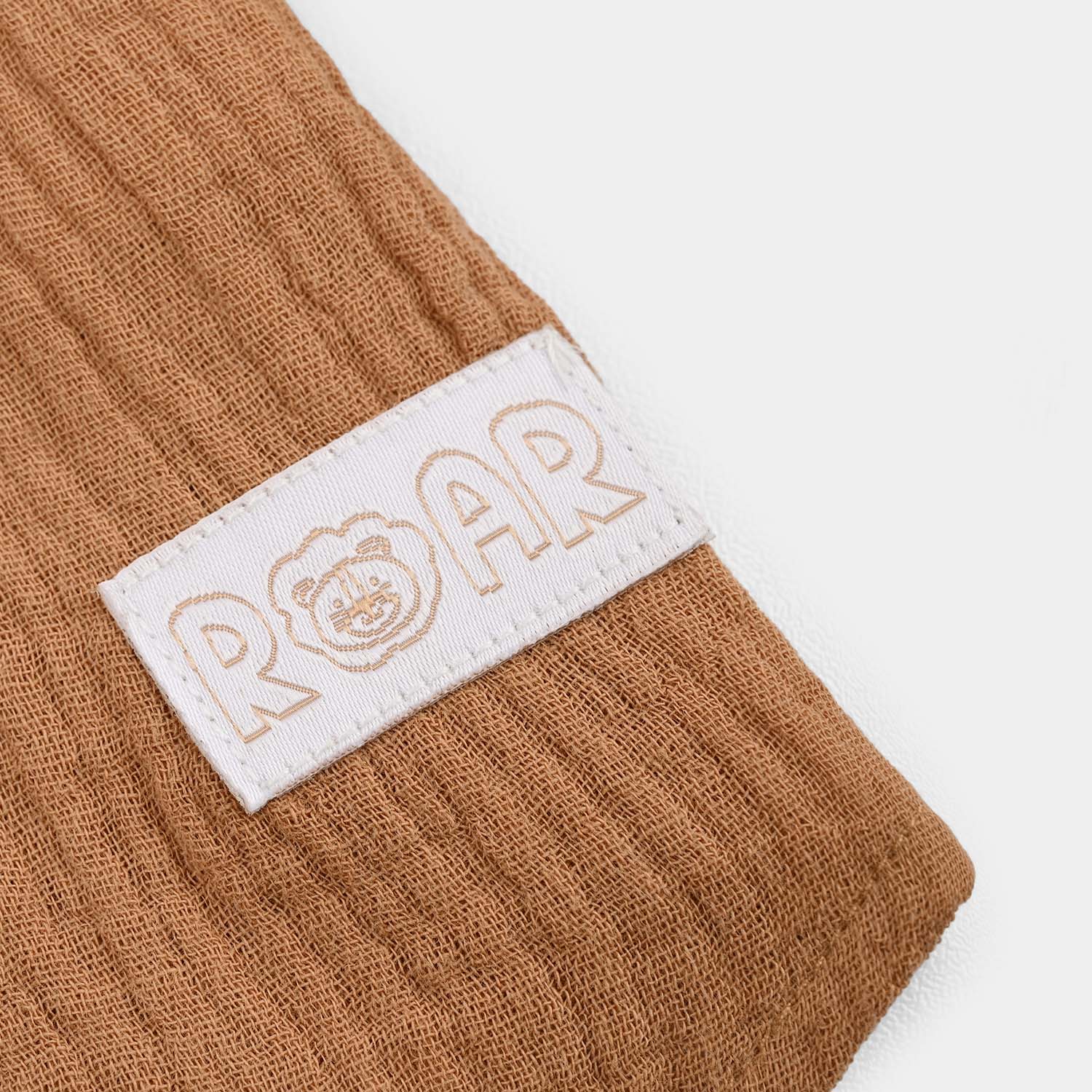 Infant Boys Gauze Woven Suit-Cocoa-BROWN - Image 4