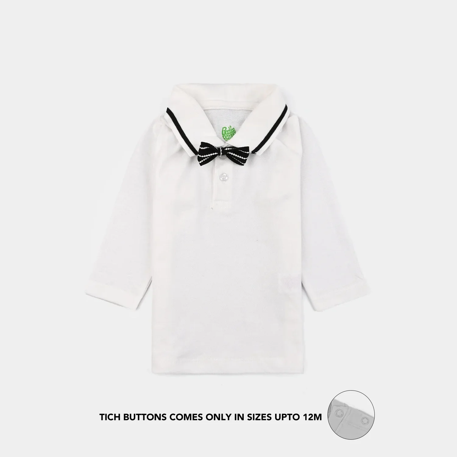 Infant Boys Jacquard Suit (Pop Up Jacquard) - White/Black - Image 6