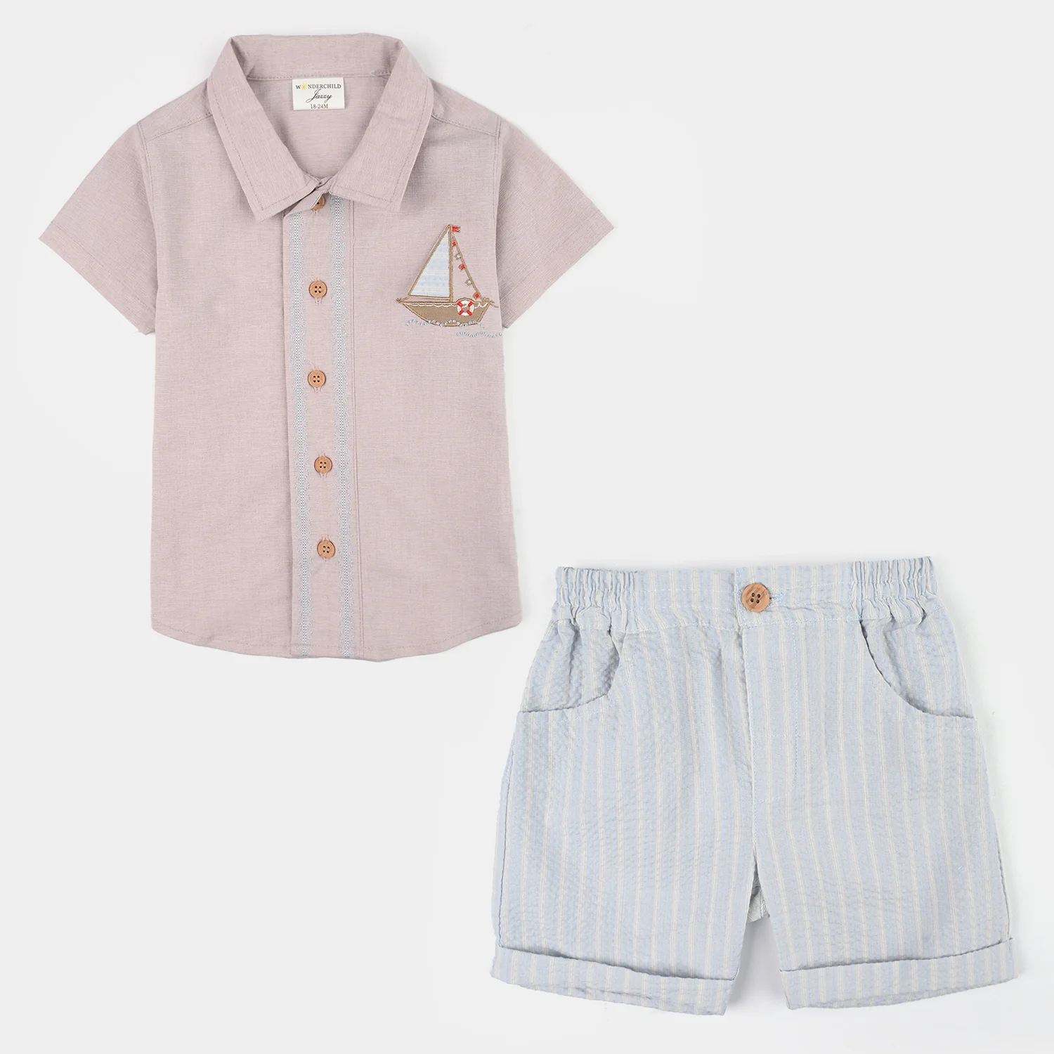 Infant Boys Jersey/Terry 2Pc Suit