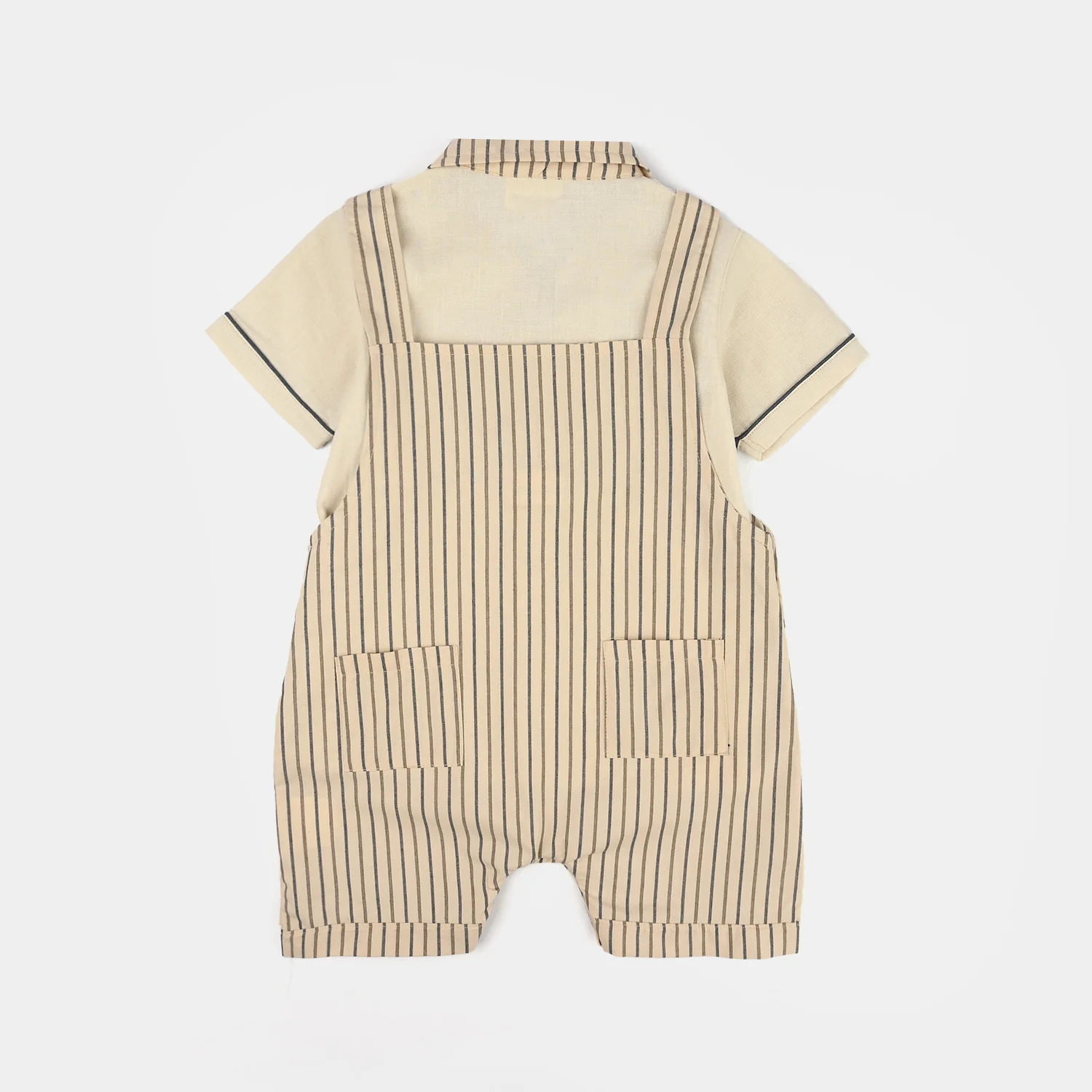 Infant Boys Jersey/Terry 2Pc Suit - Beige - Image 6