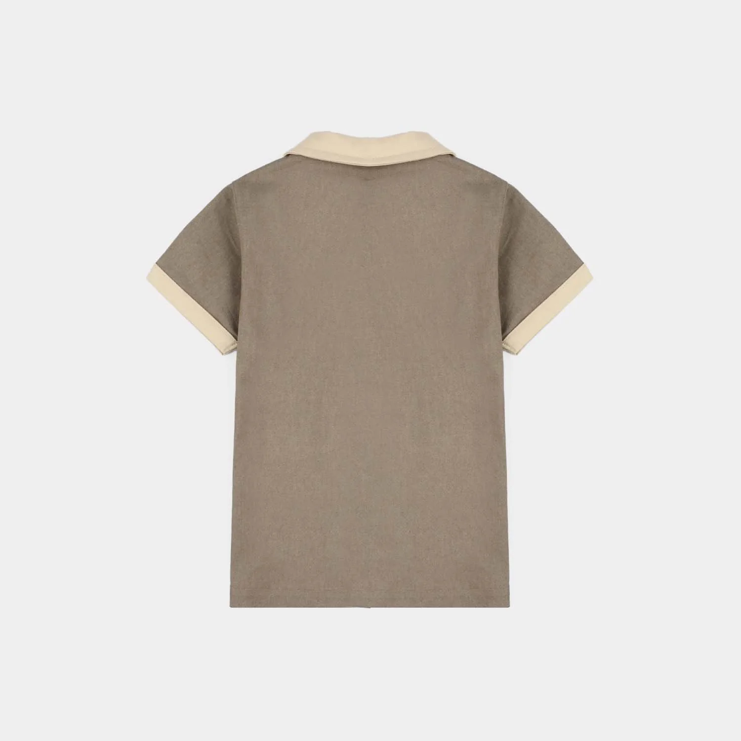 Infant Boys Jersey/Terry 2Pc Suit - Brown - Image 4