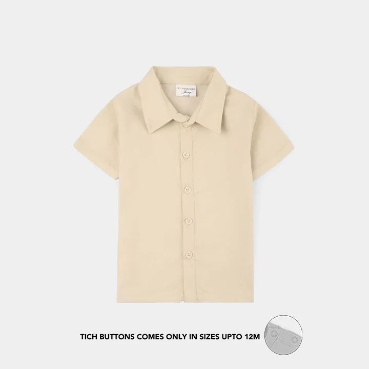 Infant Boys Jersey/Terry 2-Pc Suit - Beige - Image 2