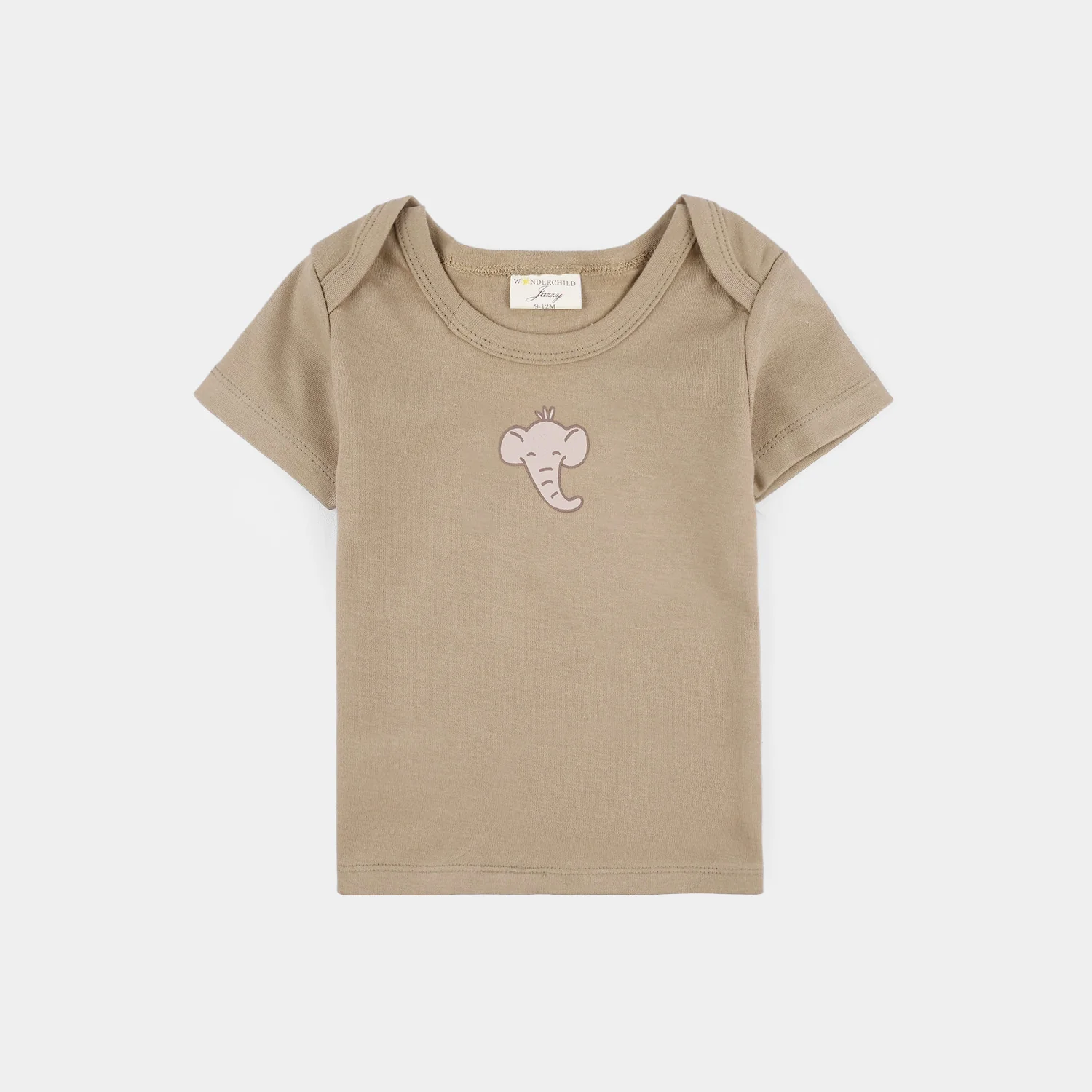 Infant Boys Jersey/Terry 3-Pc Gift Set - Brown/White - Image 2