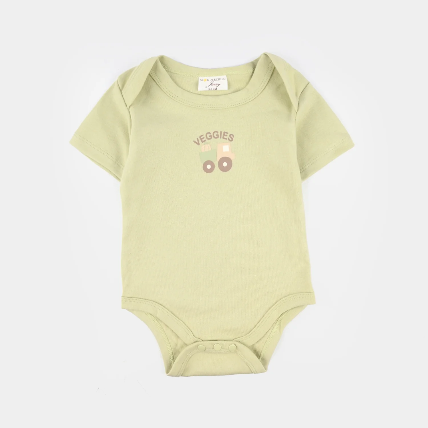 Infant Boys Jersey/Terry 3Pc Gift Set-Green.White - Image 3