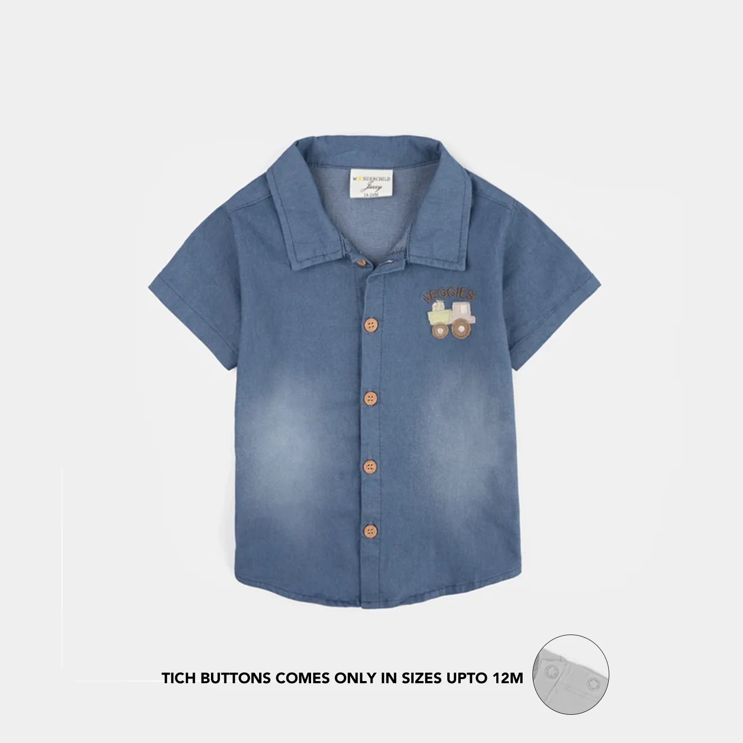 Infant Boys Jersey/Terry 3Pc Suit - Blue - Image 2