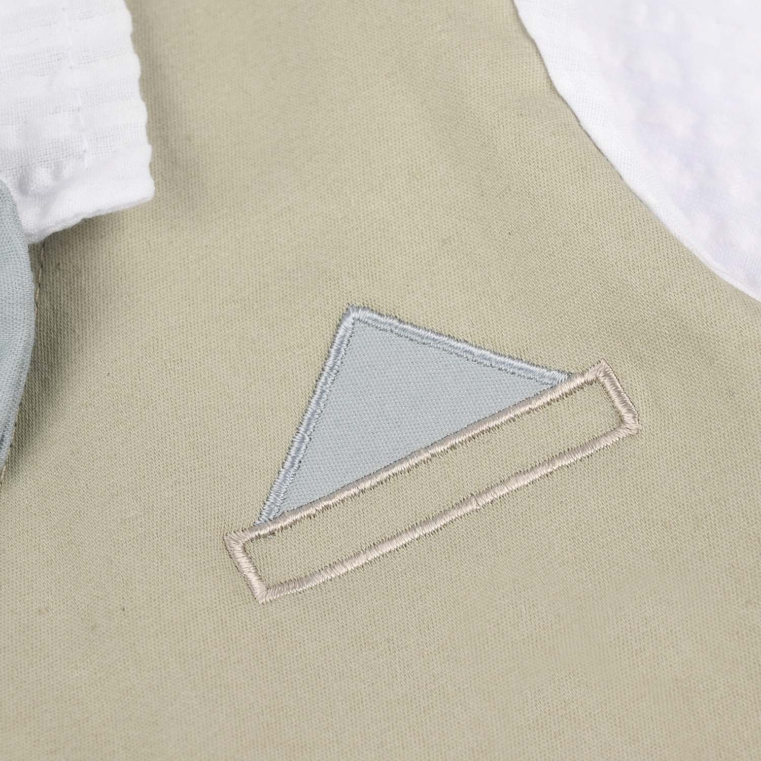 Infant Boys Jersey/Terry Romper - Blue - Image 3