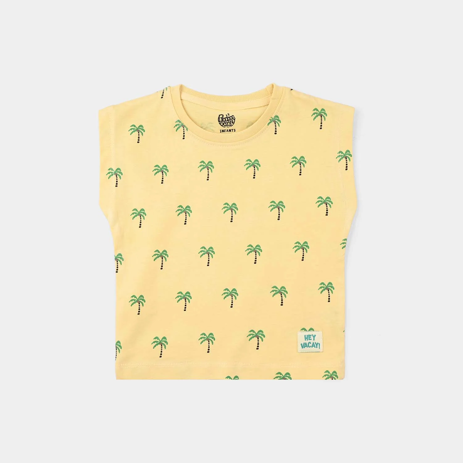 Infant Boys Jersey/Terry Sando (Hey Vacay) - Yellow