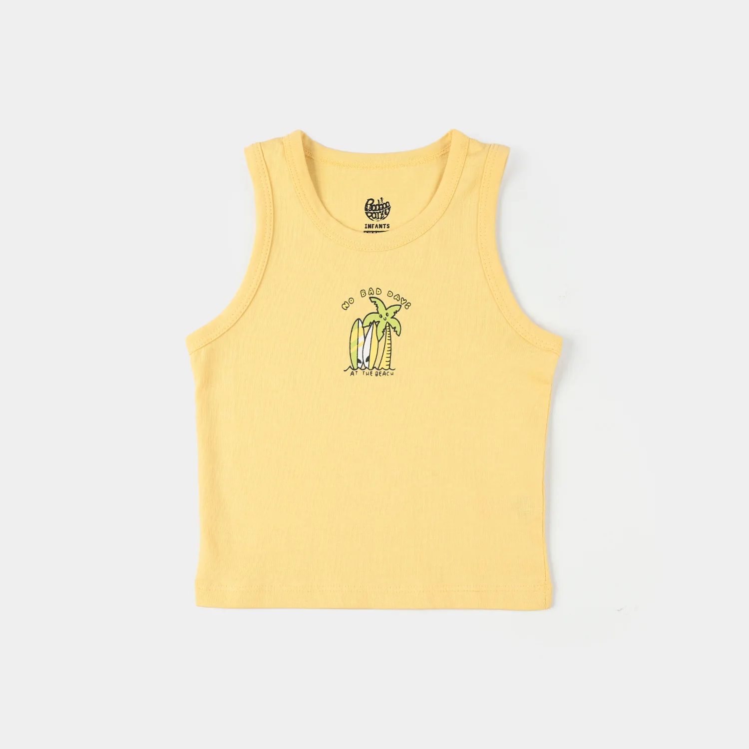Infant Boys Jersey/Terry Sando (No Bad Day) - Yellow