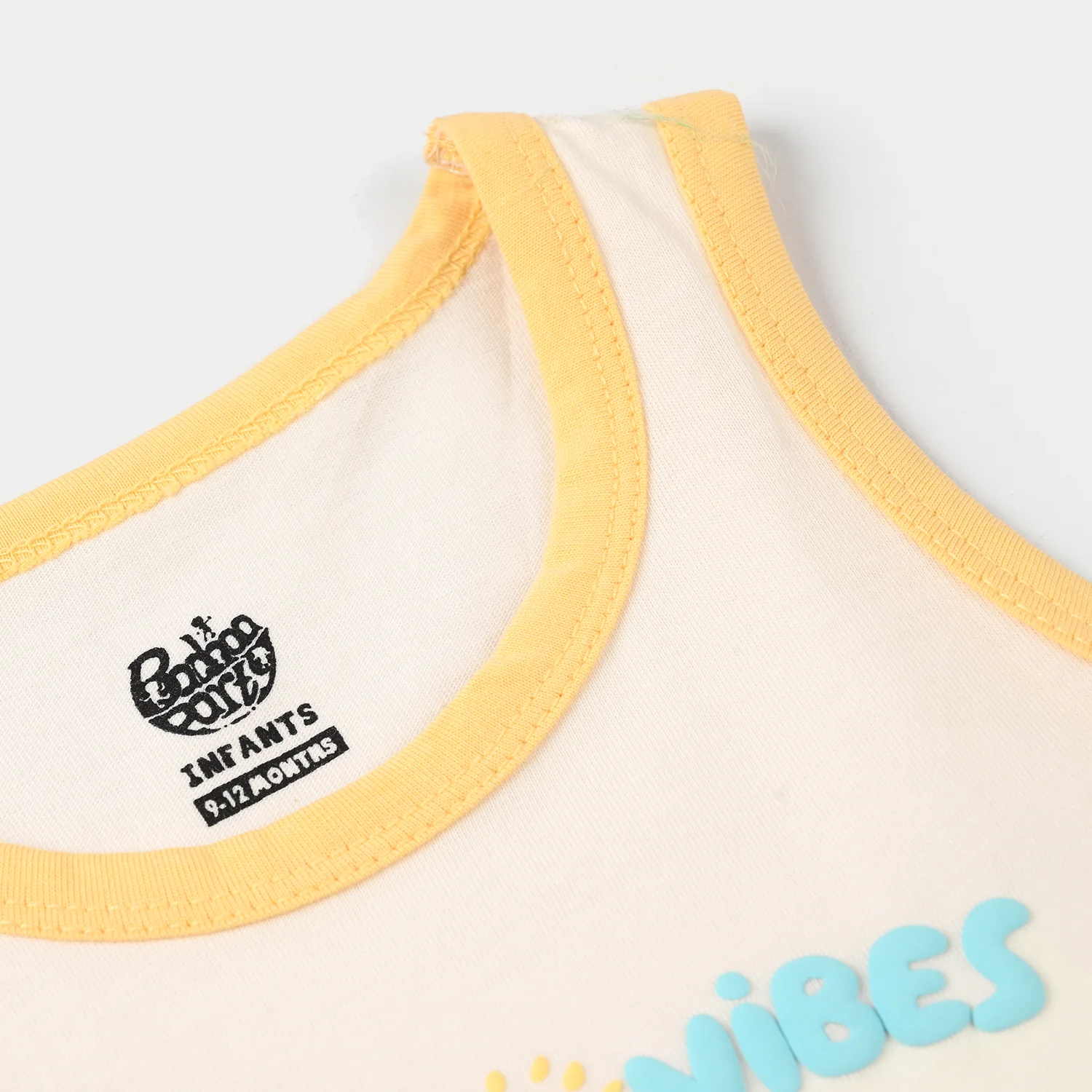 Infant Boys Jersey/Terry Sando (Surf Vibes) - Off White - Image 2