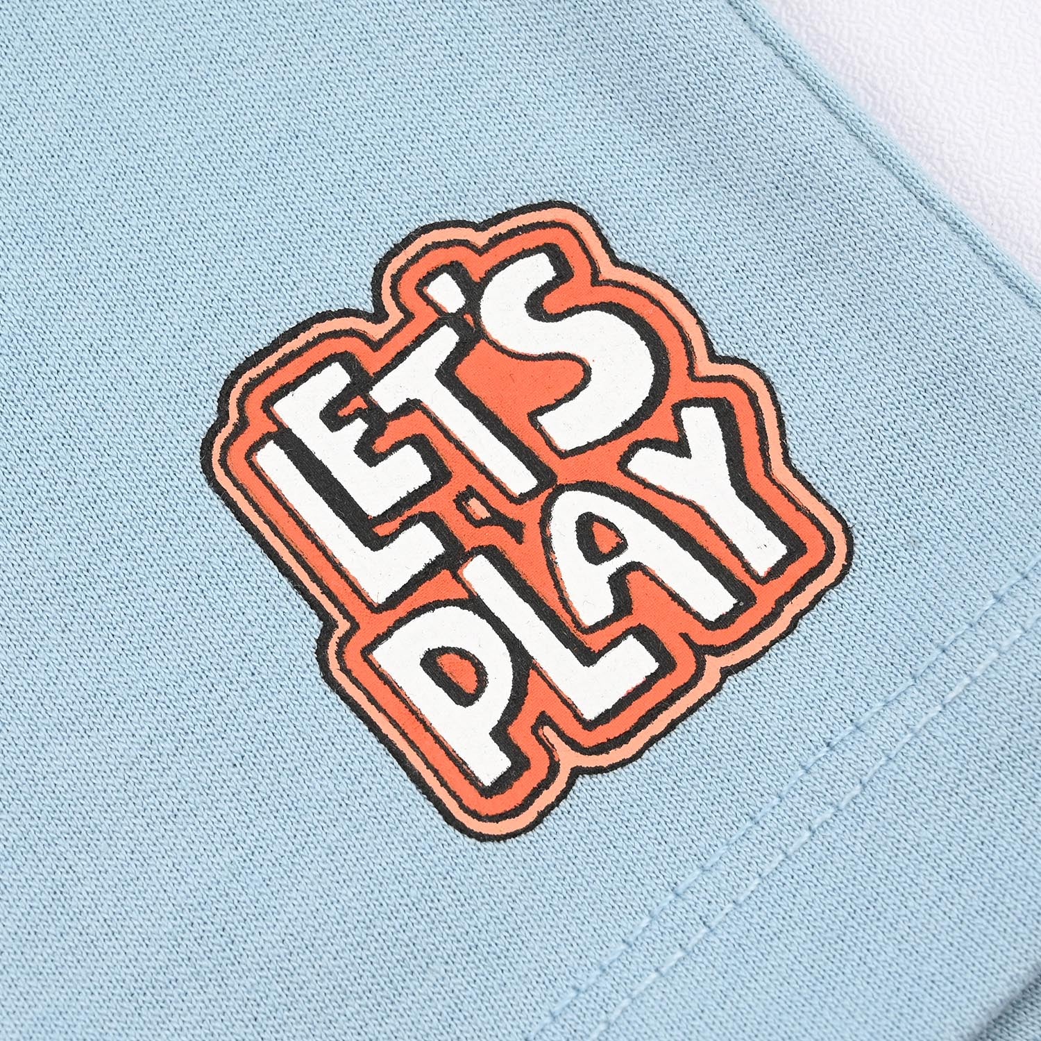 Infant Boys Jersey/Terry Short Let's Play-Blue - Image 3