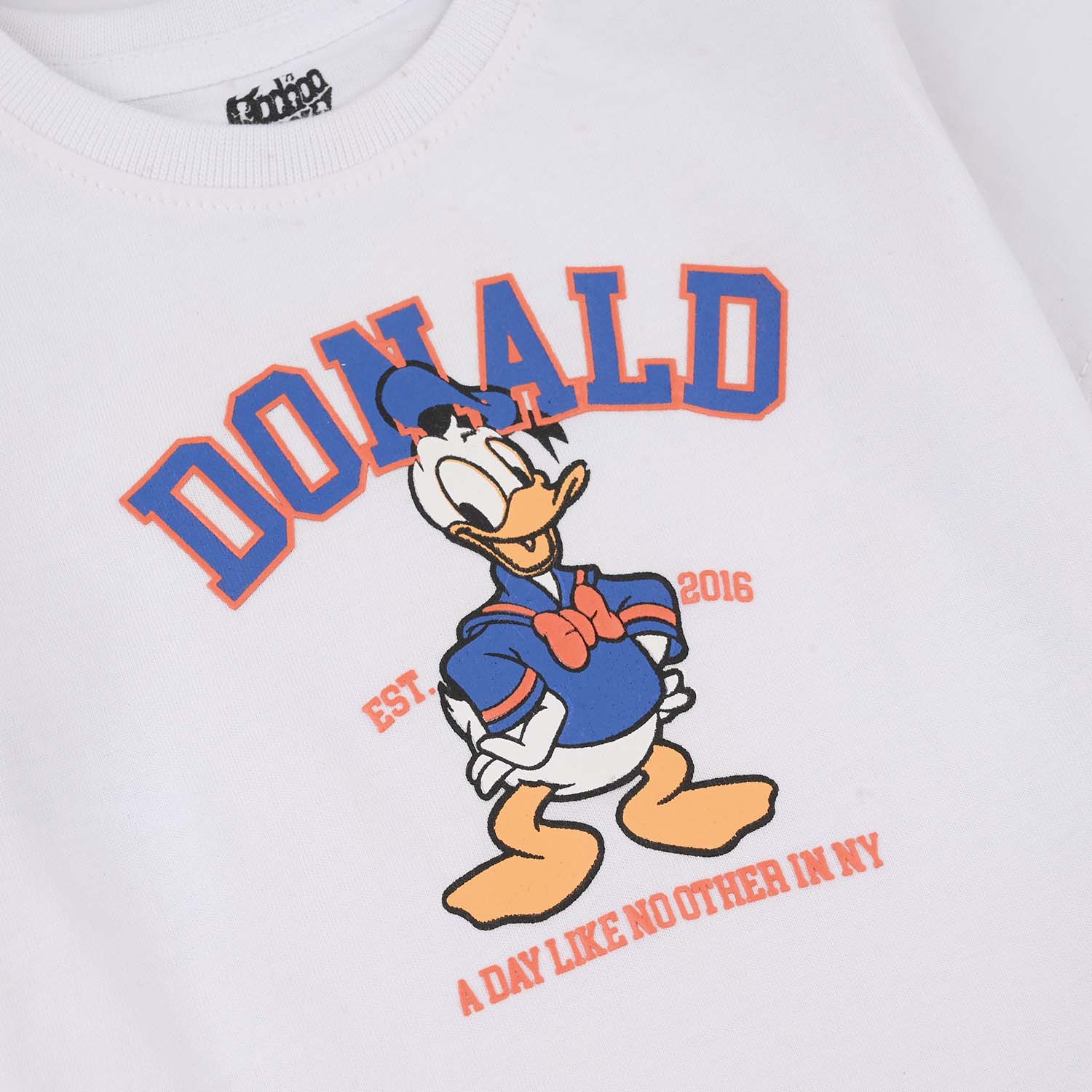 Infant Boys Jersey/Terry T-Shirt - White - Image 3
