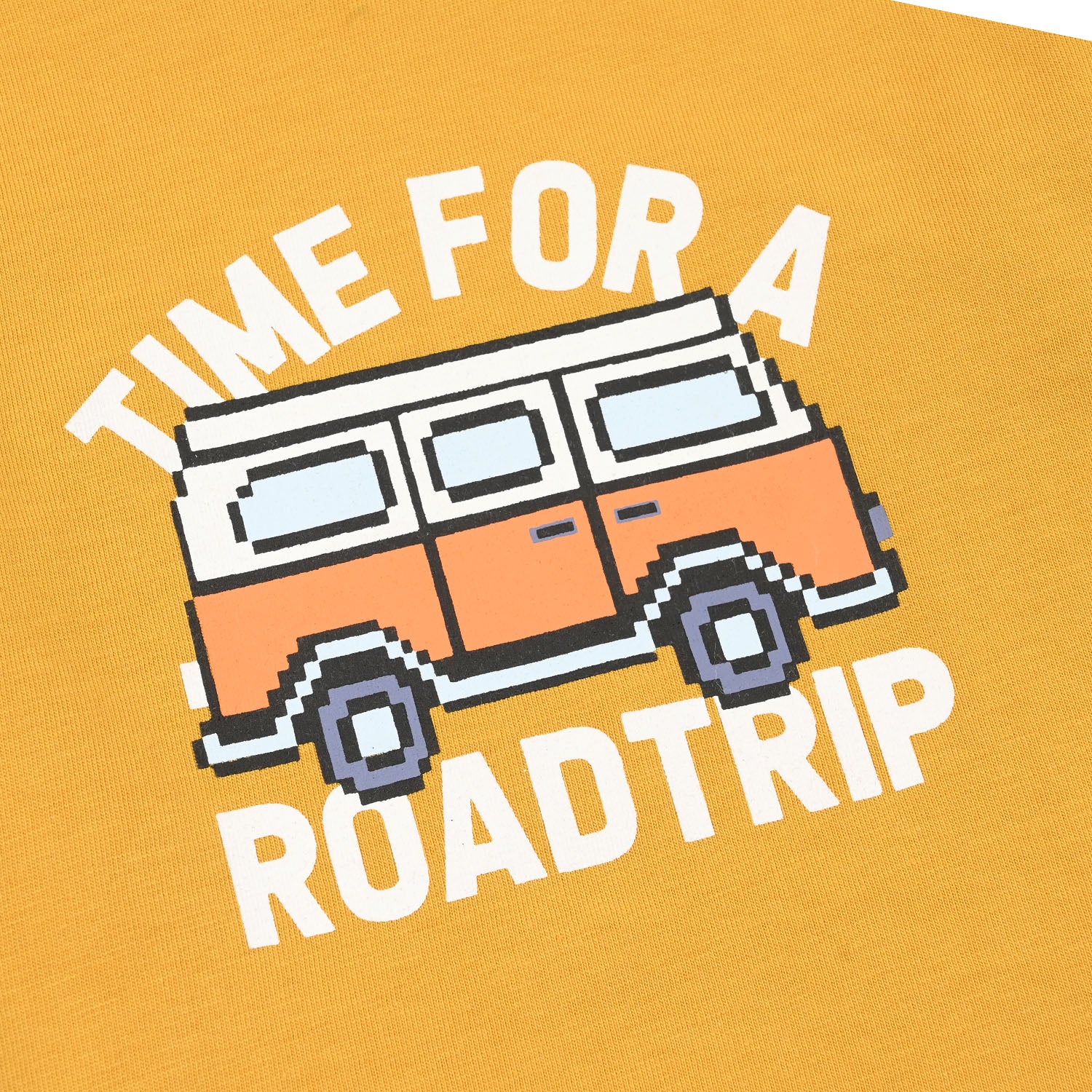 Infant Boys Jersey/Terry T-Shirt (Road Trip) - Yellow - Image 4