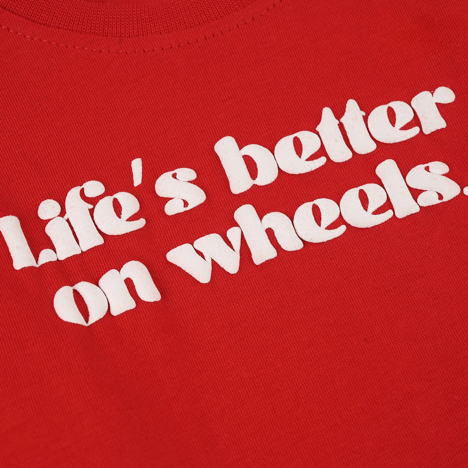 Infant Boys Jersey/Terry T-Shirt (Wheels) - Red - Image 4