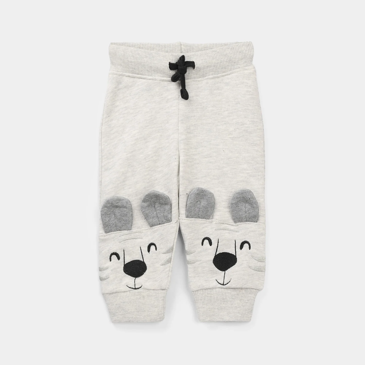 Infant Boys Jersey/Terry Pajama (Tiger Face) - Grey