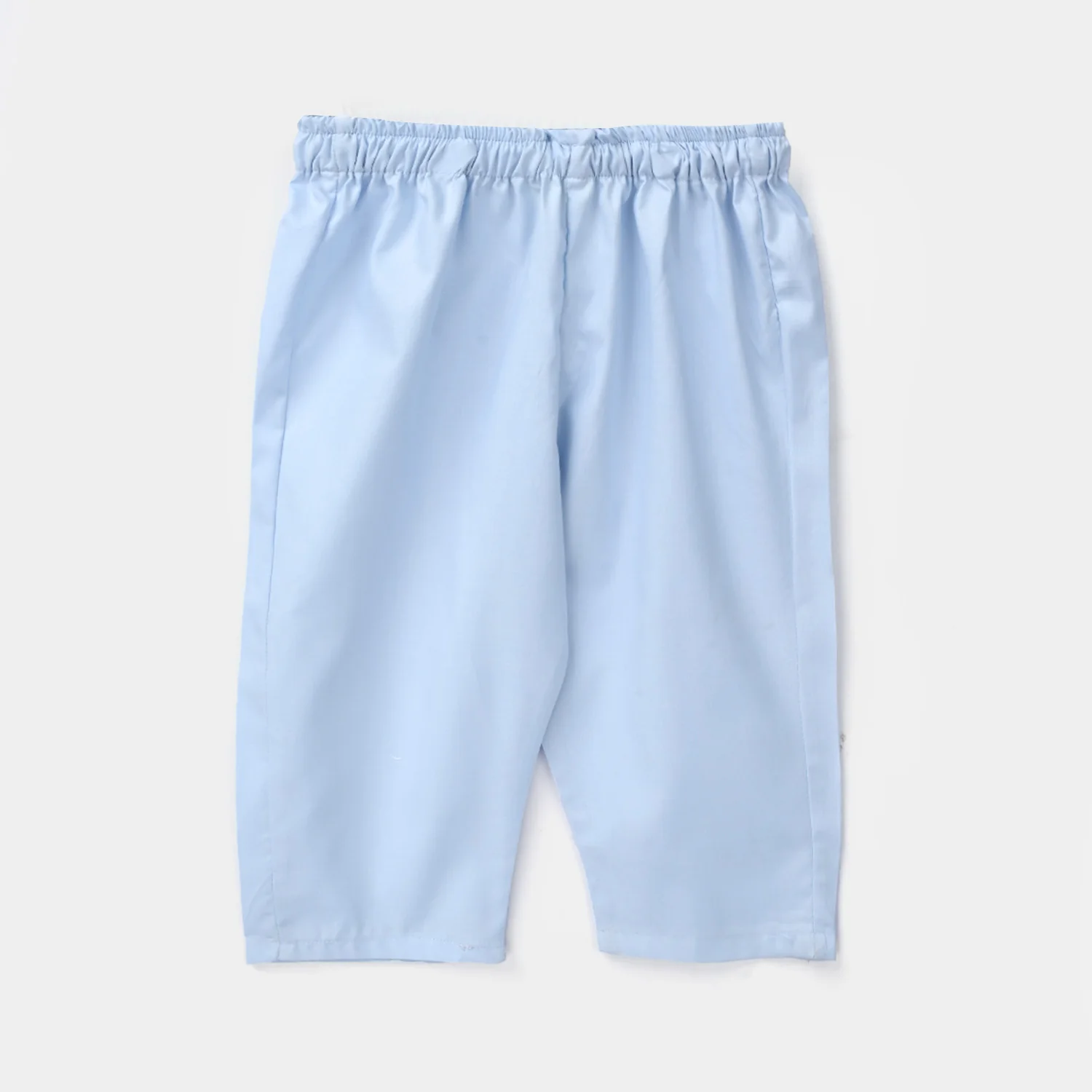 Infant Boys Poly Viscose Kurta Pajama - Light Blue - Image 3