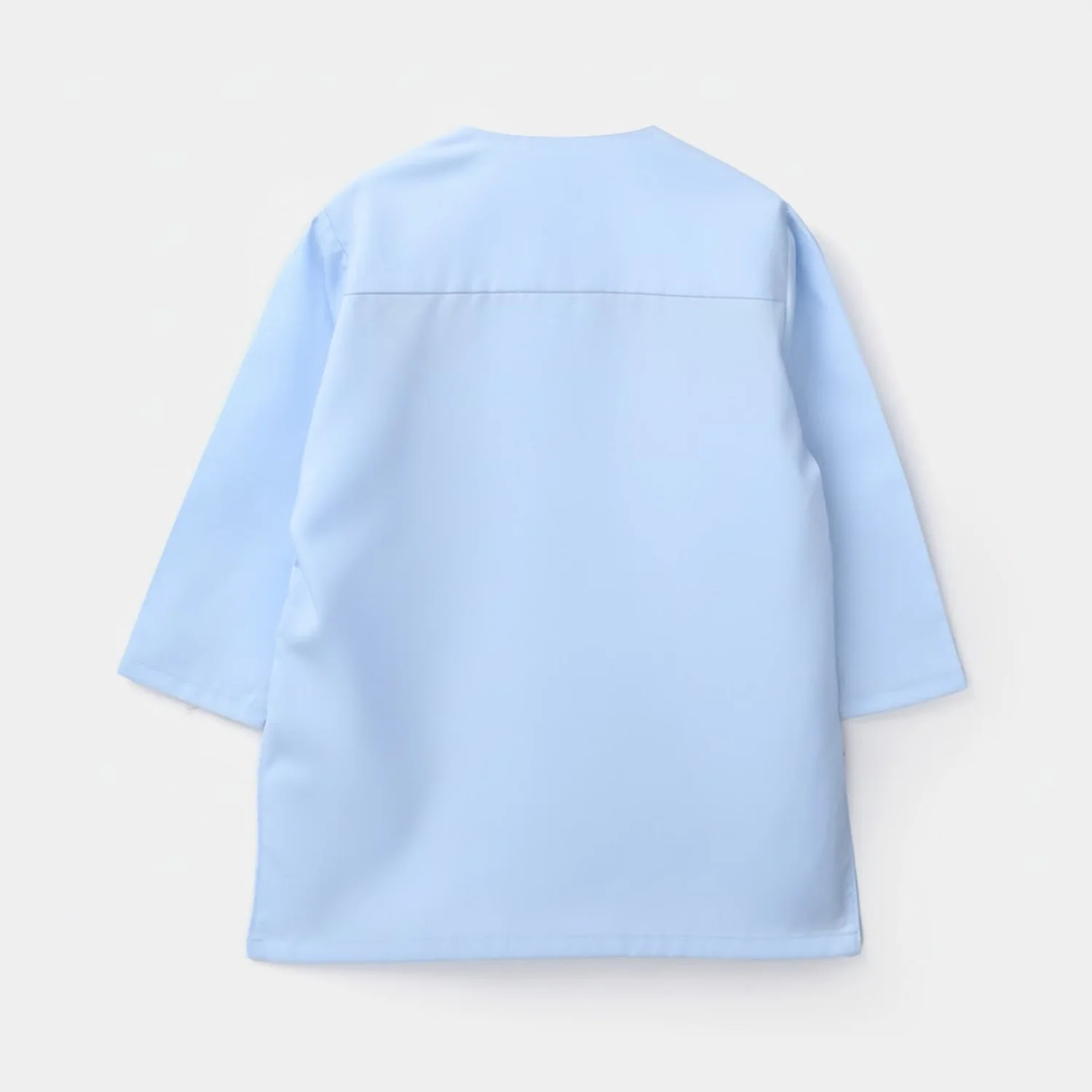 Infant Boys Poly Viscose Kurta Pajama - Light Blue - Image 4