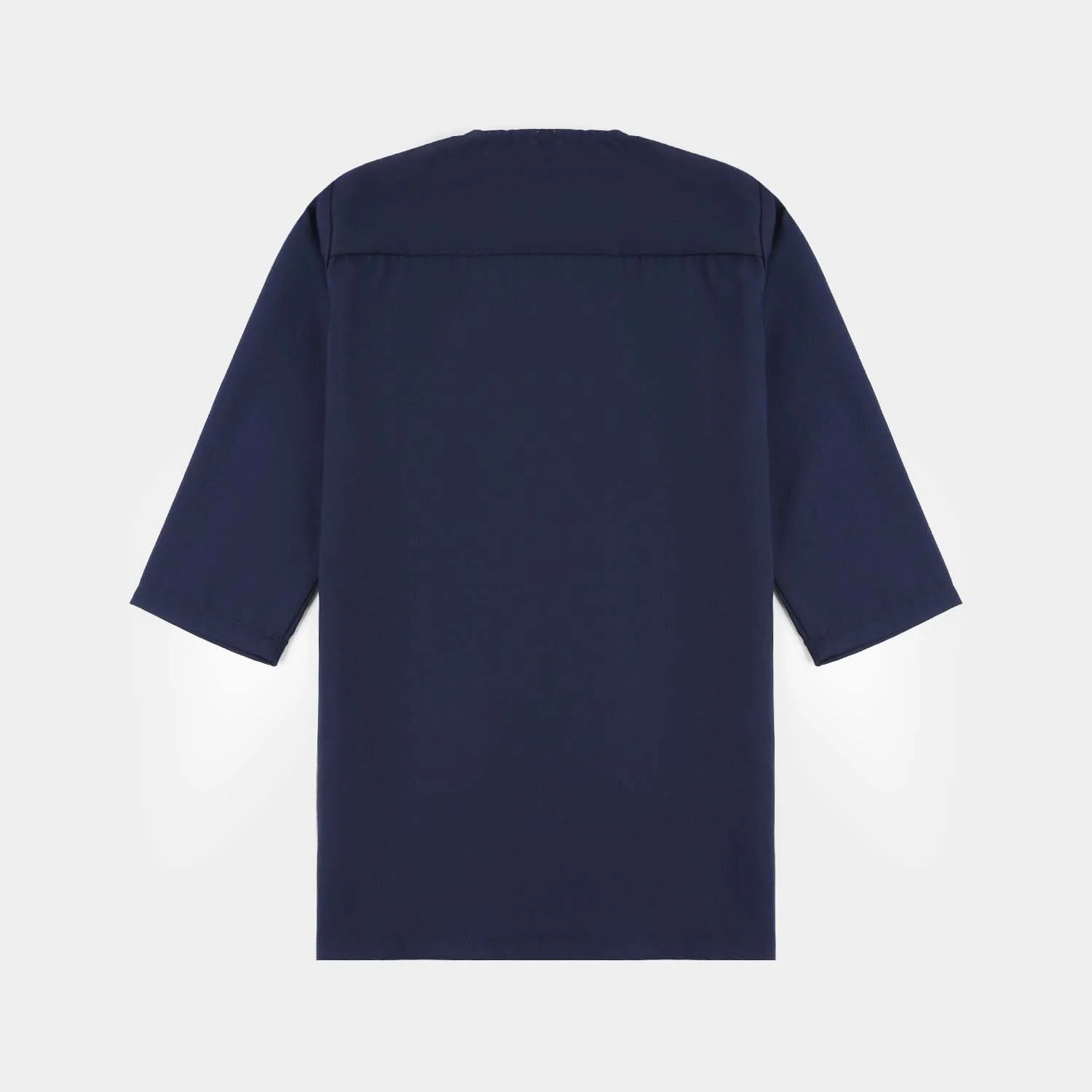 Infant Boys Cotton Kurta Pajama (Pageant) - NAVY - Image 4