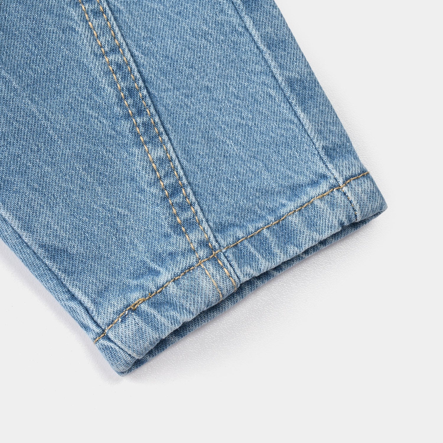 Infant Boys Denim Viscose Pant Cut & Sew – Light Blue - Image 2