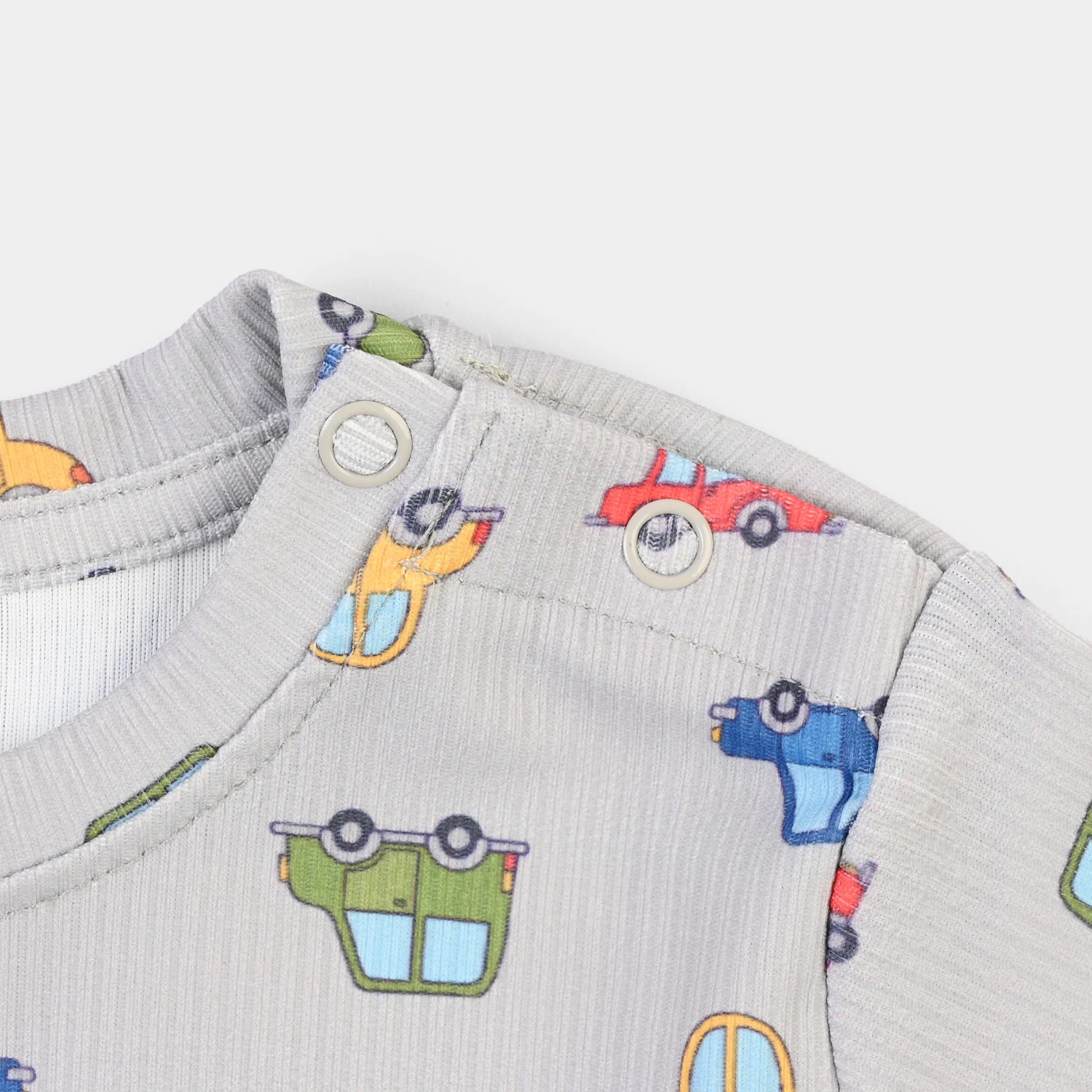 Infant Boys Poly Cotton Night Suit DINKY-GREY - Image 5