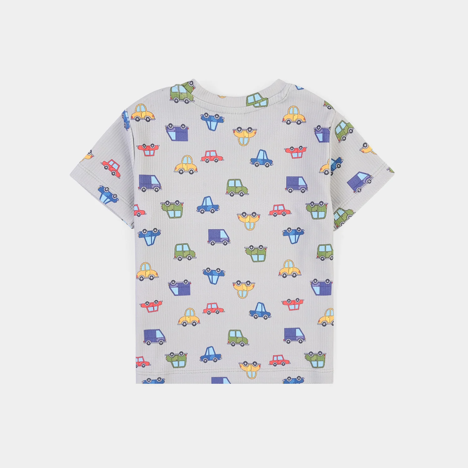 Infant Boys Poly Cotton Night Suit DINKY-GREY - Image 6
