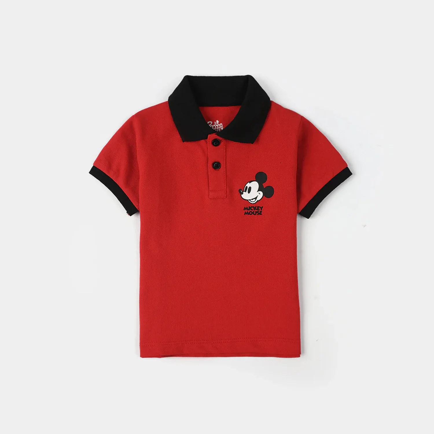 Infant Boys Cotton PK Polo Character – Red