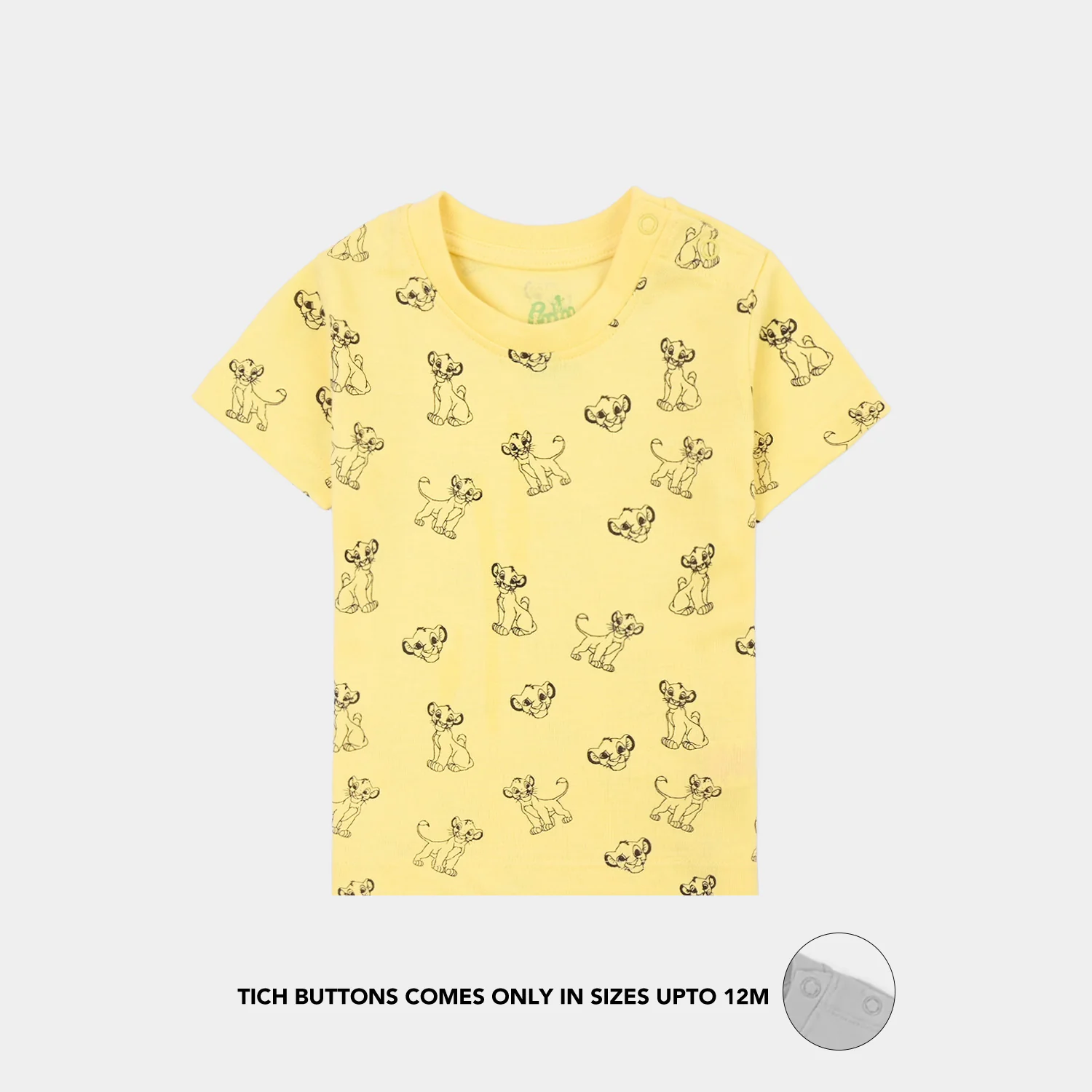 Infant Boys Poly Cotton Jersey Night Suit Character-Yellow - Image 2