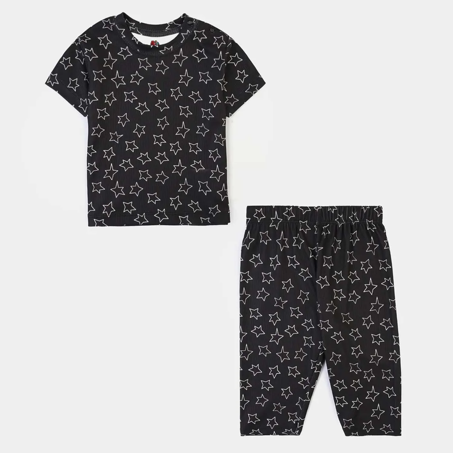 Infant Boys Poly Cotton Night Suit TWINKLE-BLACK