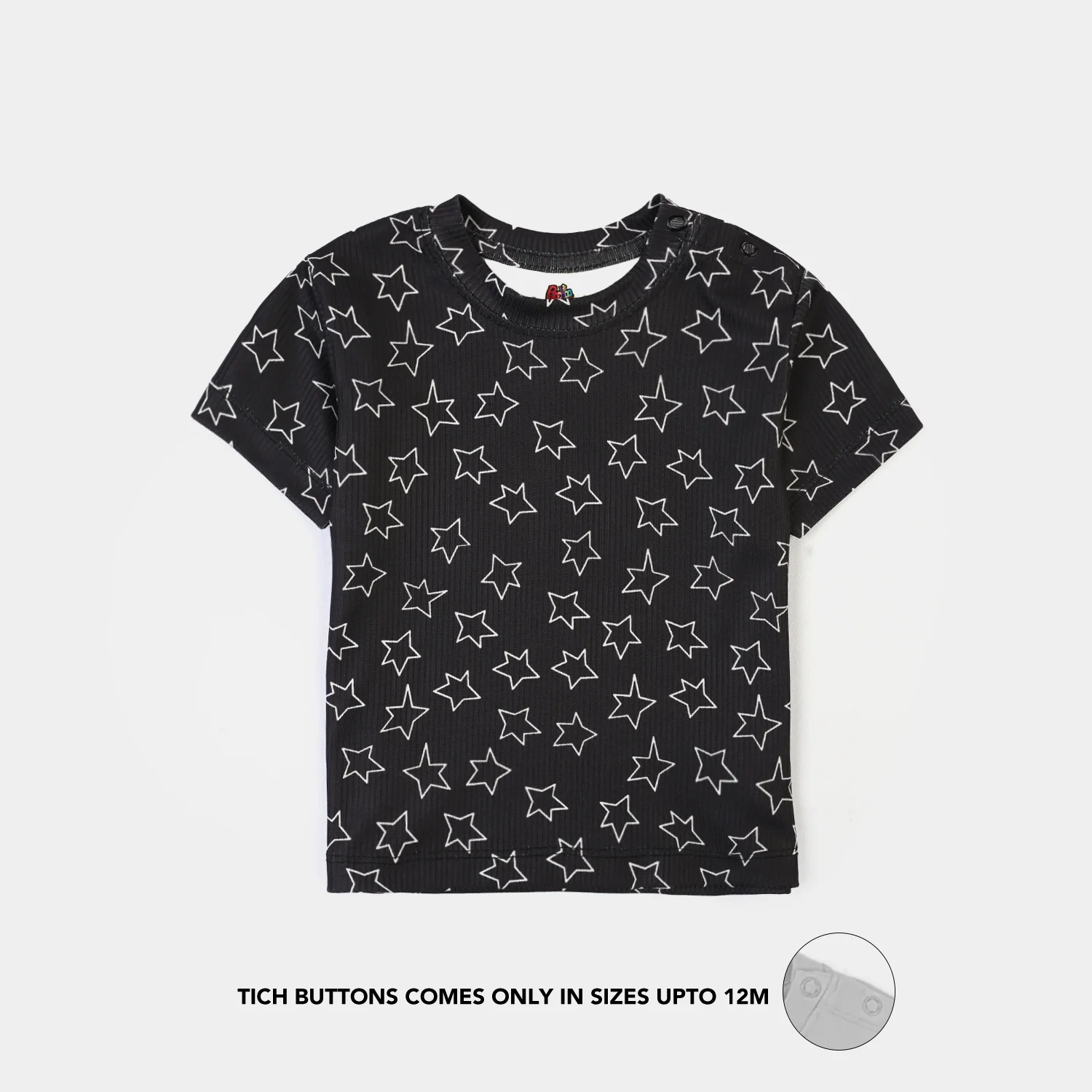 Infant Boys Poly Cotton Night Suit TWINKLE-BLACK - Image 2