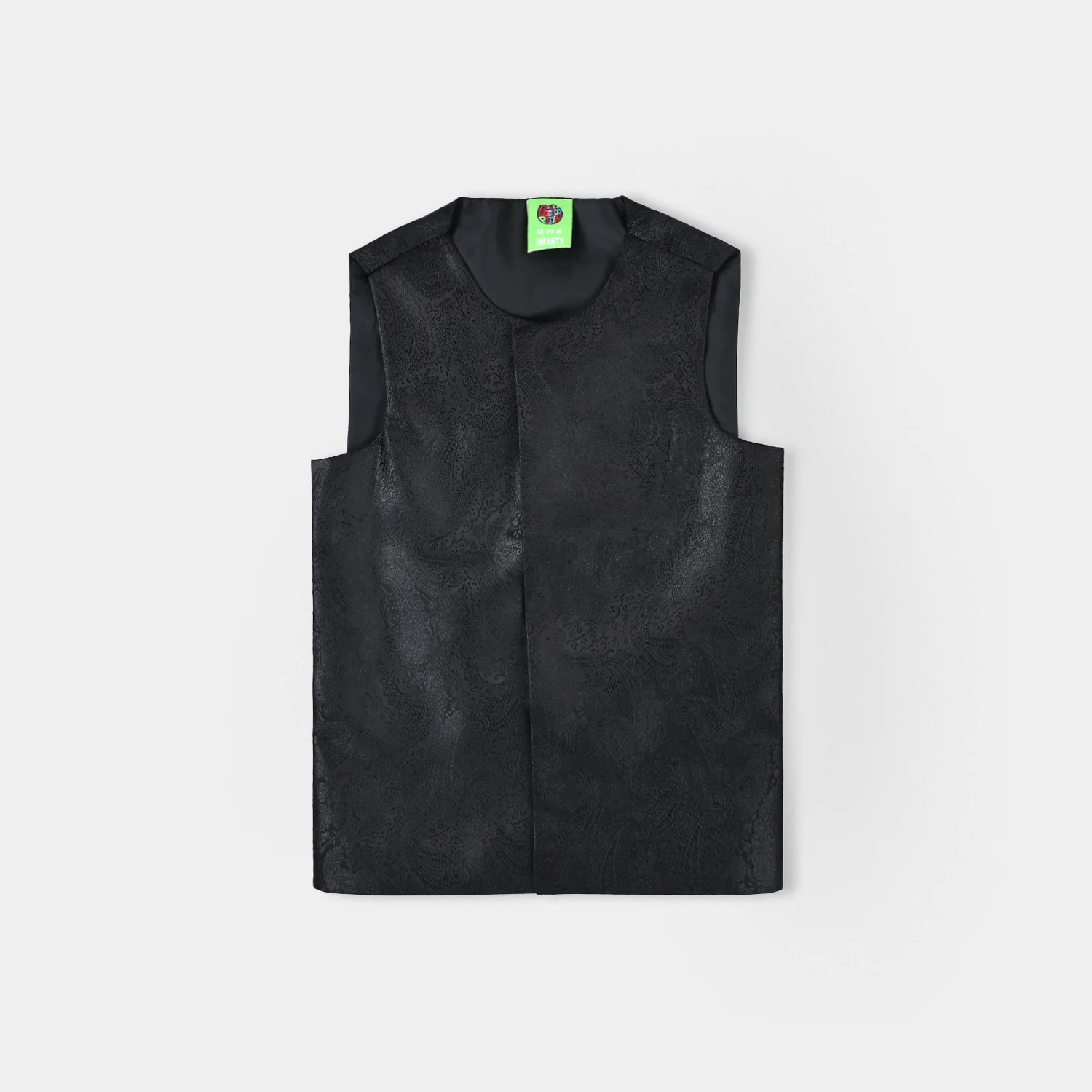 Infant Boys Poly Viscose 3 Piece Suit (Black Blended) - Image 4