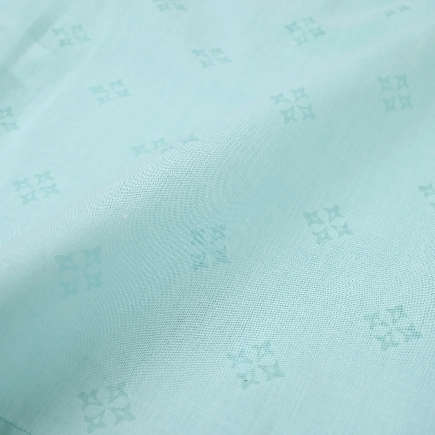 Infant Boys Poly Viscos Basic Kurta (Burn Out) - Aqua - Image 3