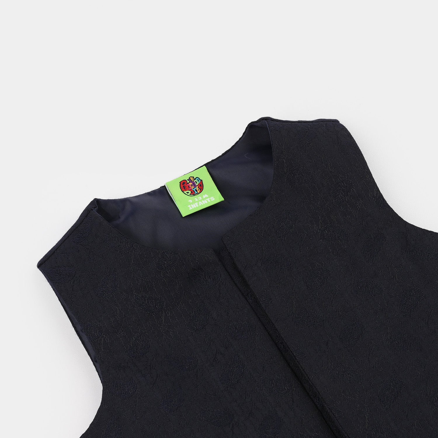 Infant Boys Poly Viscose Waistcoat (Blended)-Blue - Image 2