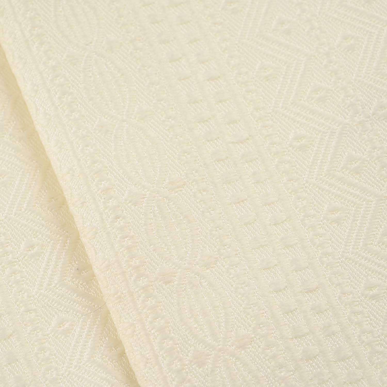 Infant Boys Poly Viscose Waistcoat (Mughal) - Cream - Image 3