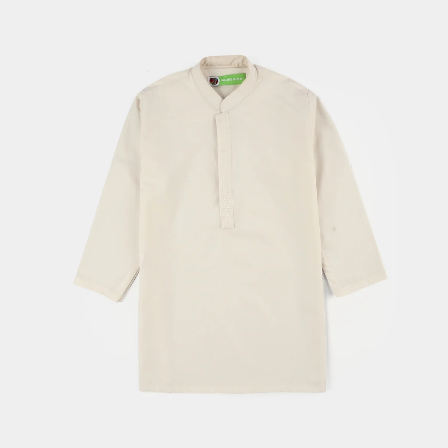 Infant Boys Poly Viscose 3-Piece Suit (After Glow) - Off-White - Image 6